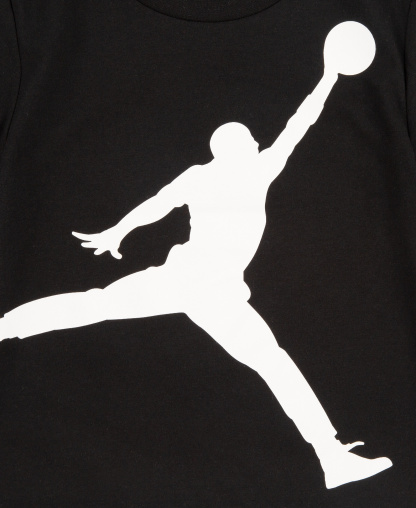 Jordan Boys' 2T-4T Jumbo Jumpman T-Shirt and Shorts, 2-Piece Set - Carbon Heather/Black