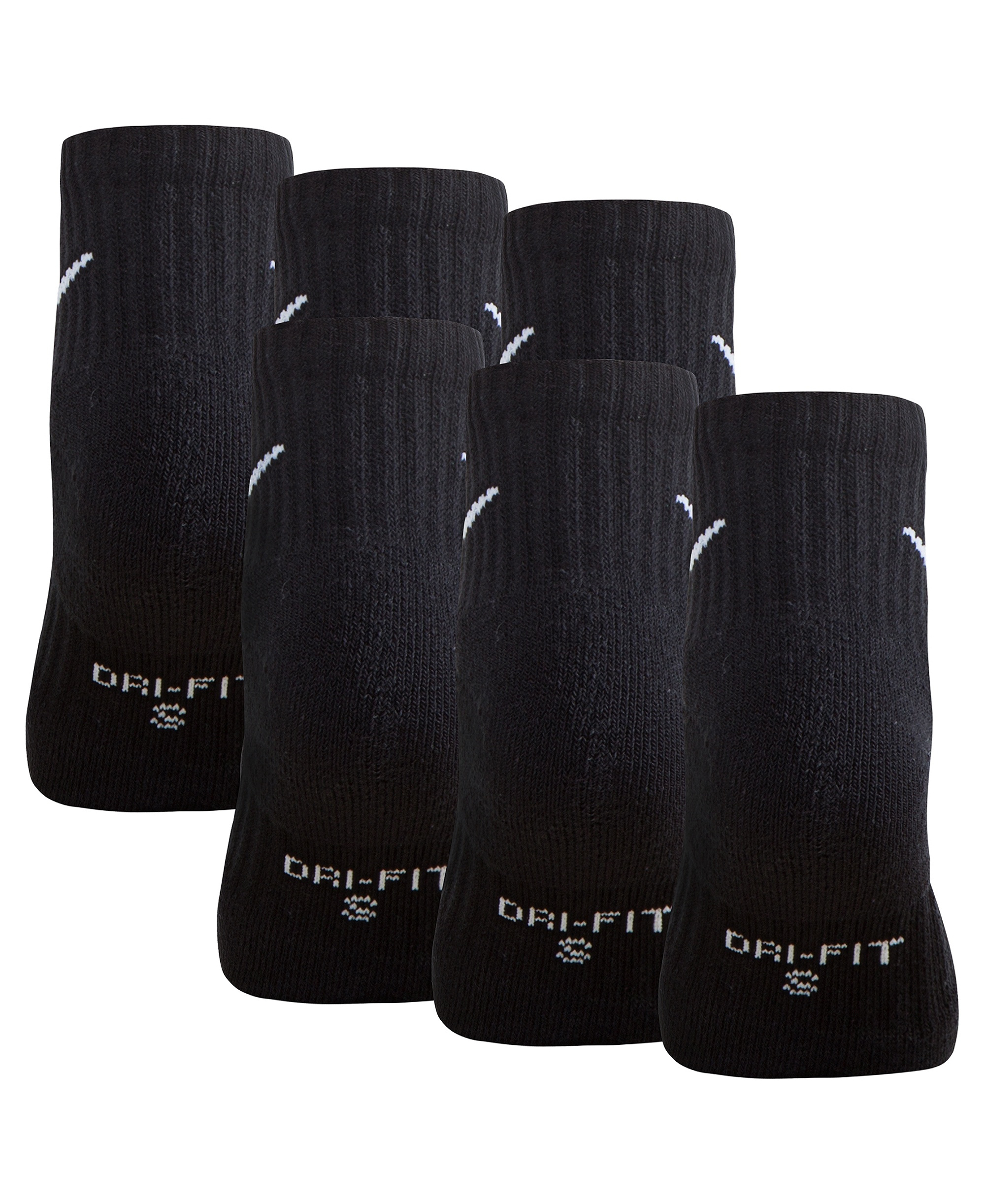 Nike Boys' 4-7 Ankle Socks, 6-Pack - Black