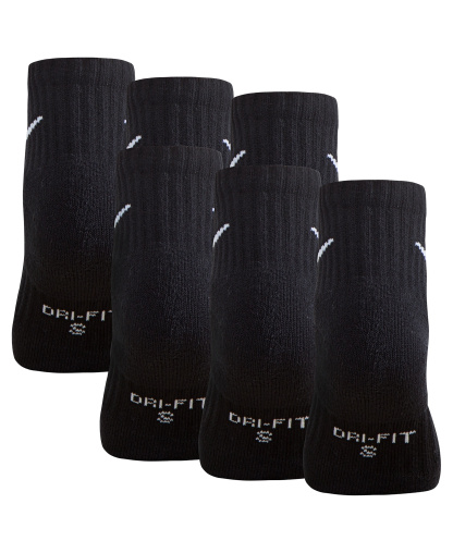 Nike Boys' 4-7 Ankle Socks, 6-Pack - Black