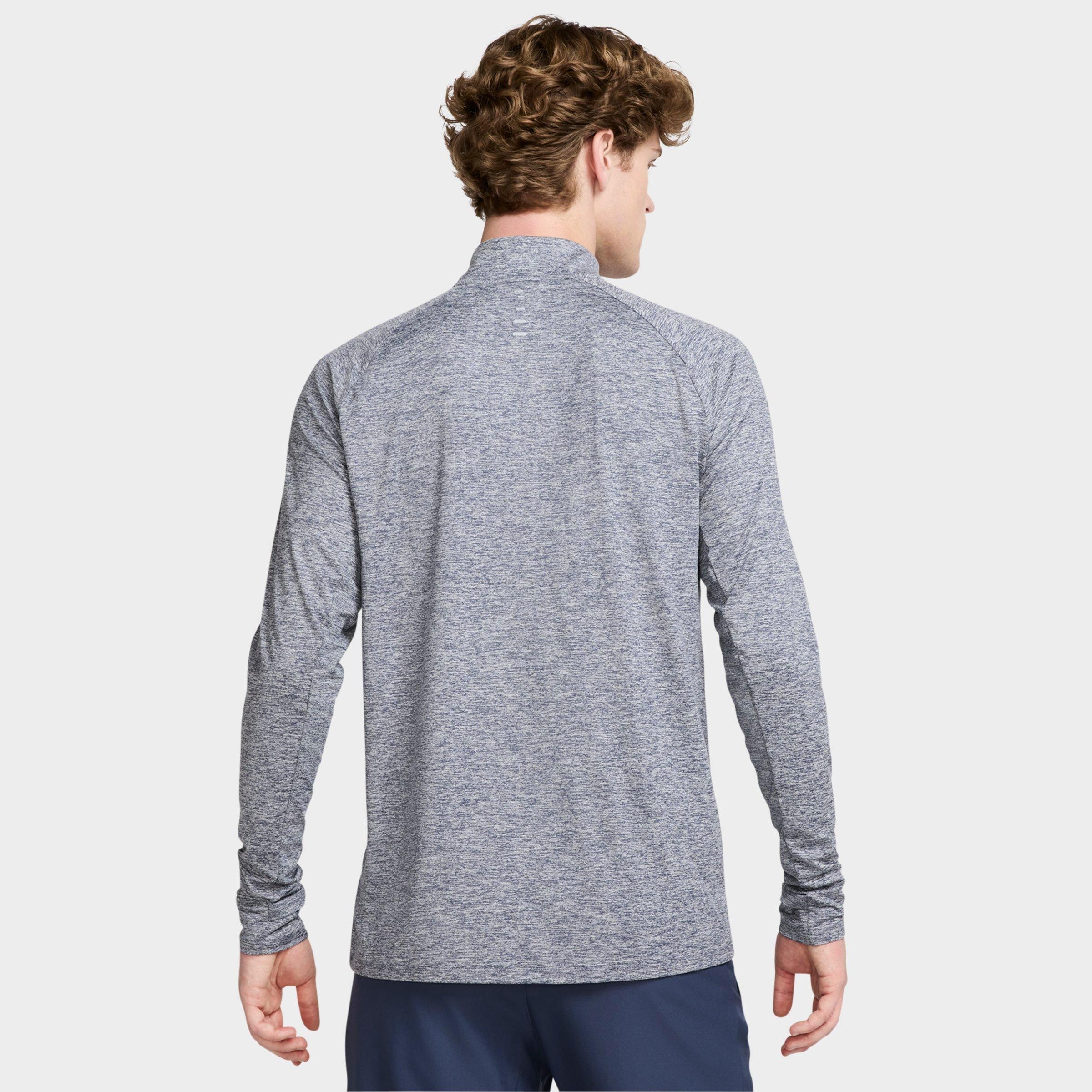 Men's Nithtke Stride Dri-FIT Quarter-Zip Running Top - Thunder Blue/Heather