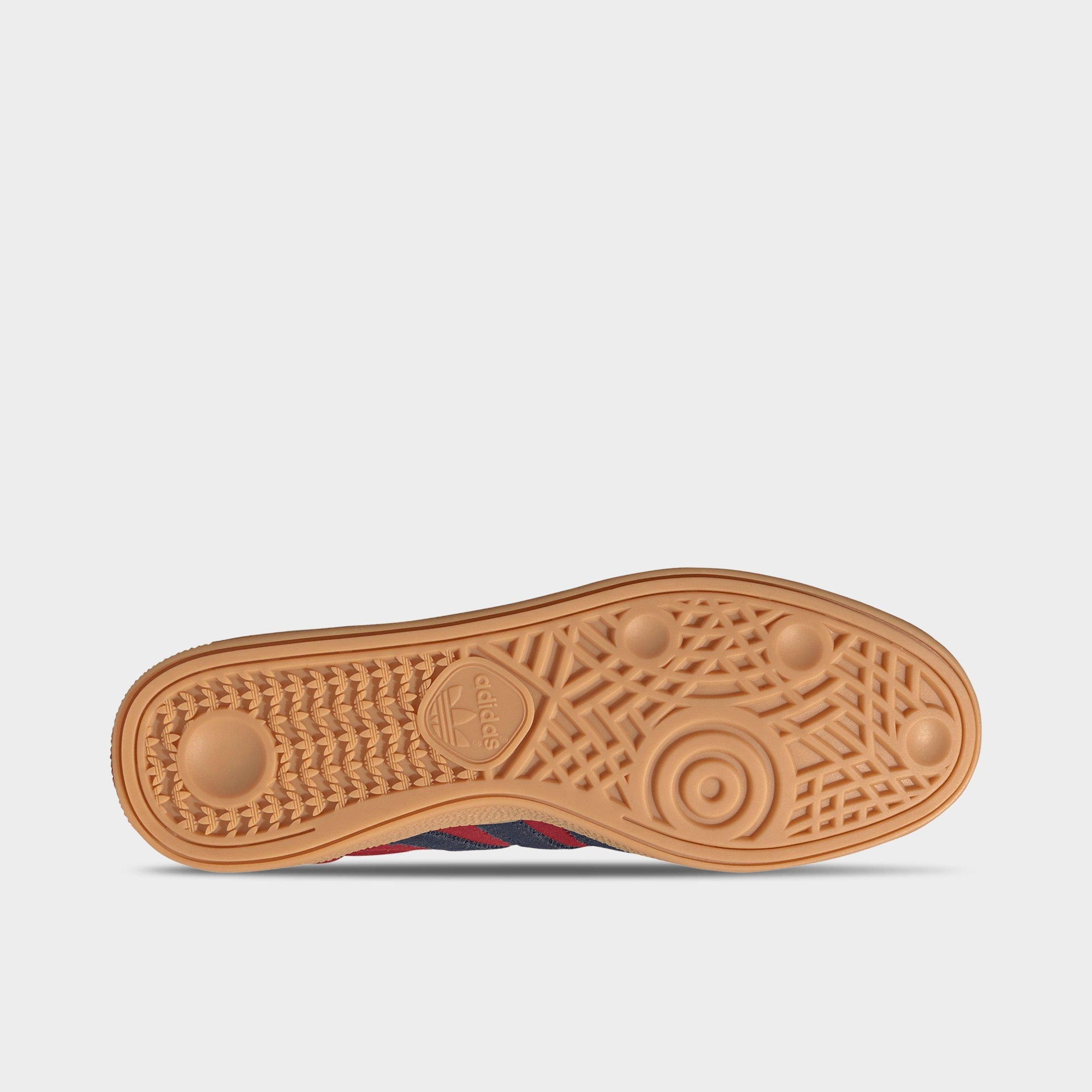 Men's adidas Originals Handball Spezial Casual Shoes - Part 1 - Team Victory Red/Night Indigo/Gum - Bottom view