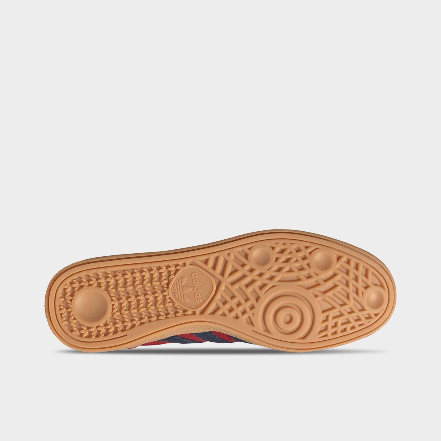 Men's adidas Originals Handball Spezial Casual Shoes - Part 1 - Team Victory Red/Night Indigo/Gum - Bottom view
