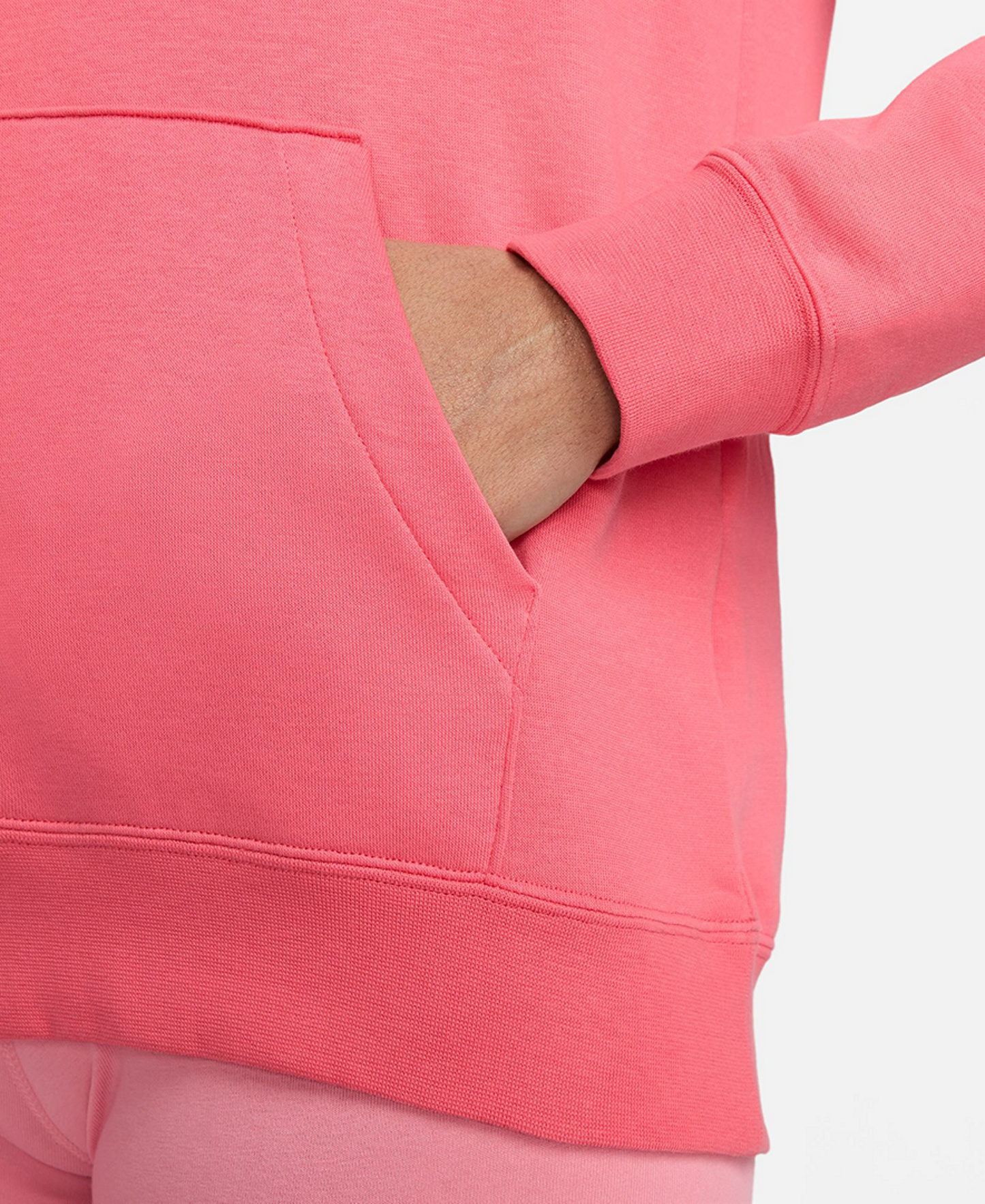 Nike Women's Sportswear Club Fleece Pullover Hoodie - Sea Coral/white