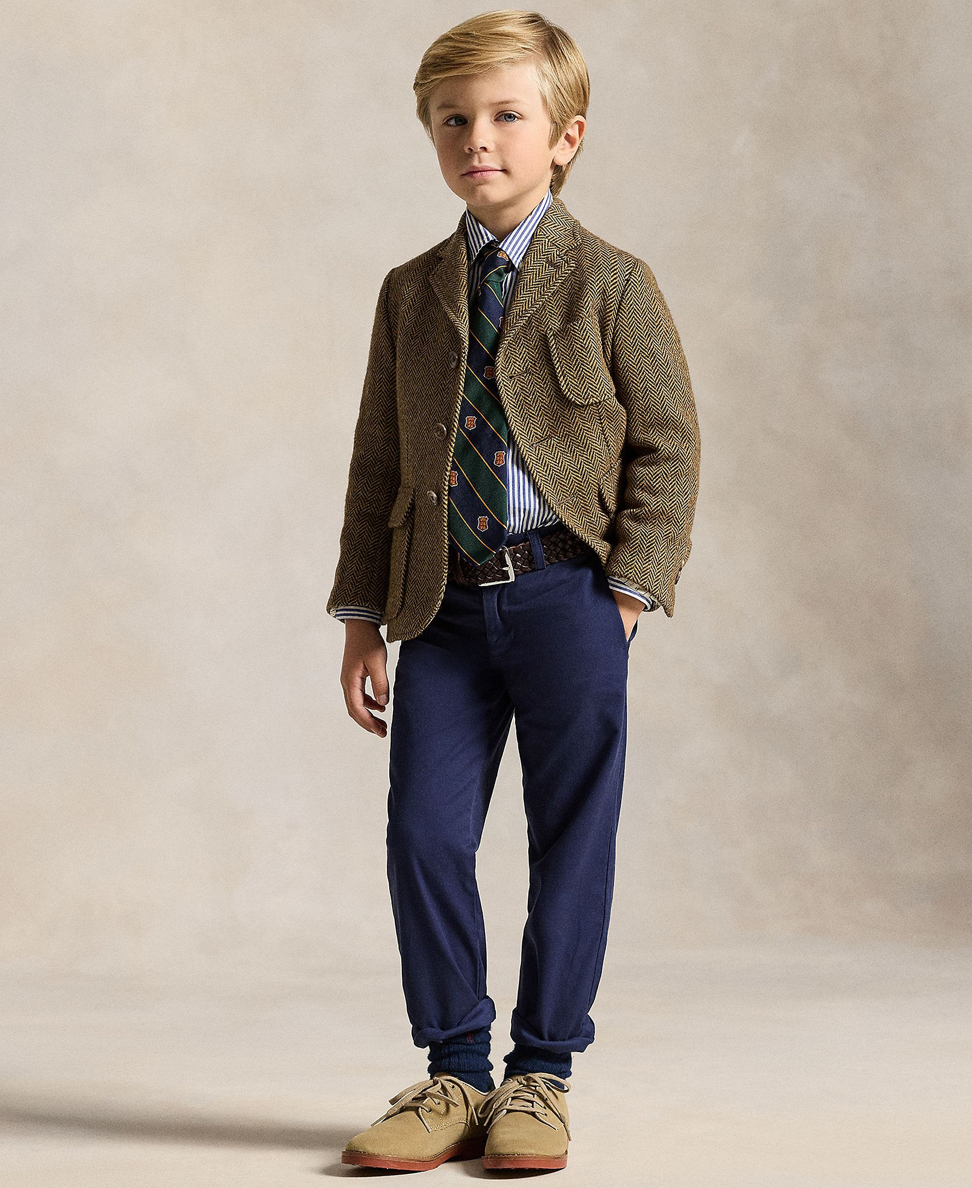 Polo Ralph Lauren Boys' 2-7 Straight-Fit Twill Pant - Aviator Navy