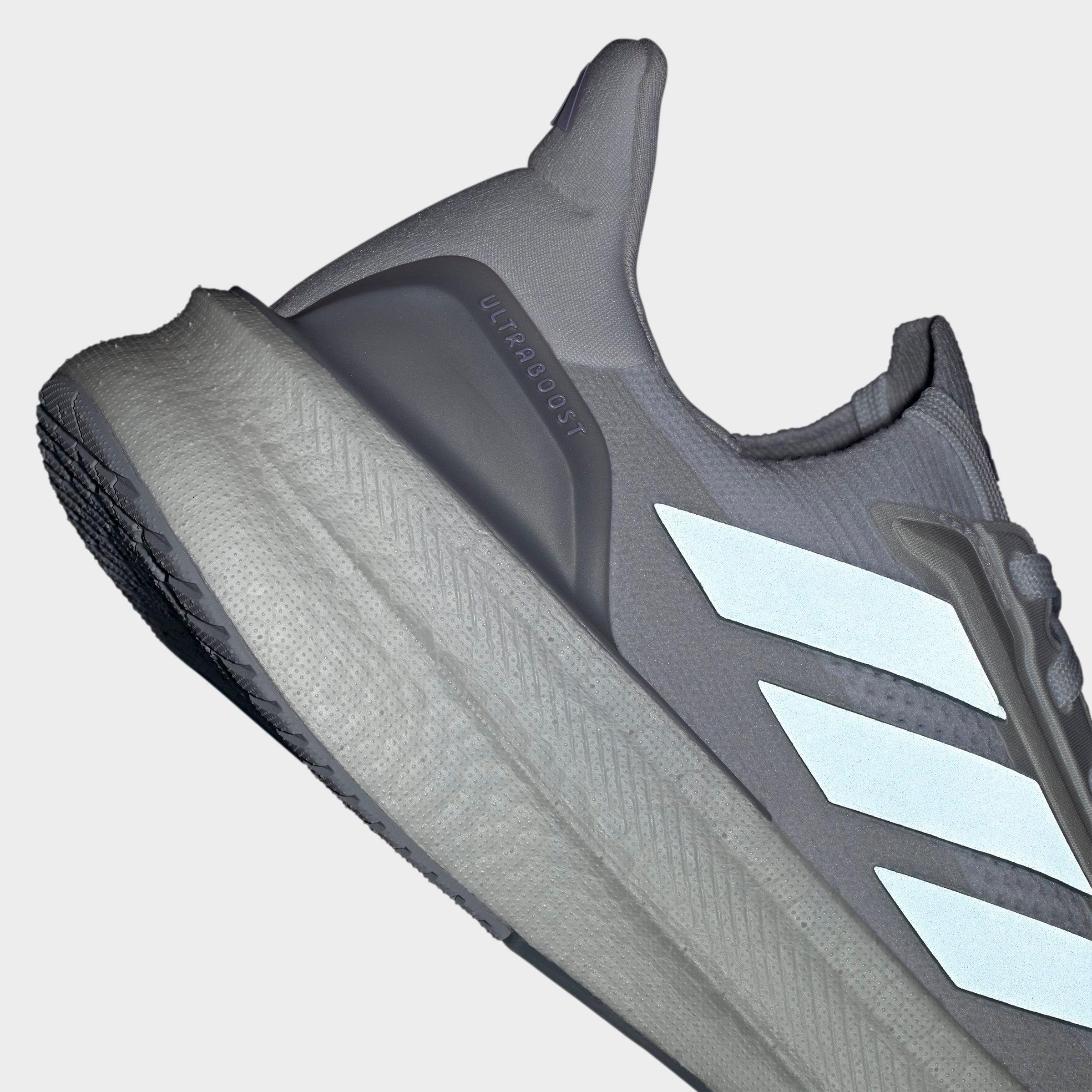 Women's adidas Ultraboost 5X Running Shoes - Cloud White/Mint Ton/Glow Purple - Detail shot