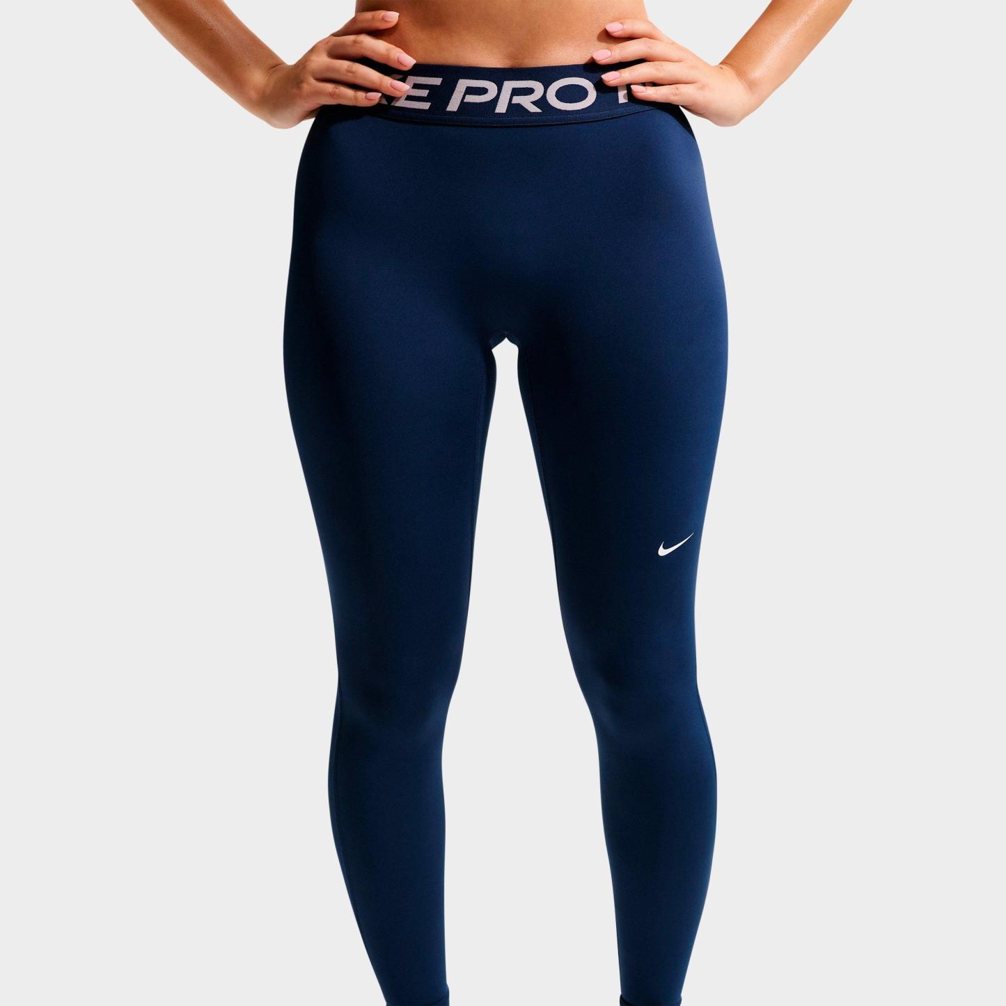 Women's Nithtke Pro Mid-Rise Full-Length Leggings - Midnight Navy/White