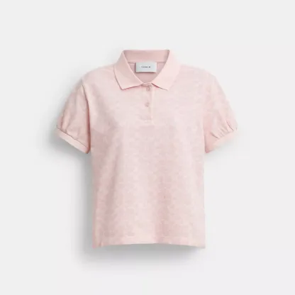 Signature Polo - Pink Signature