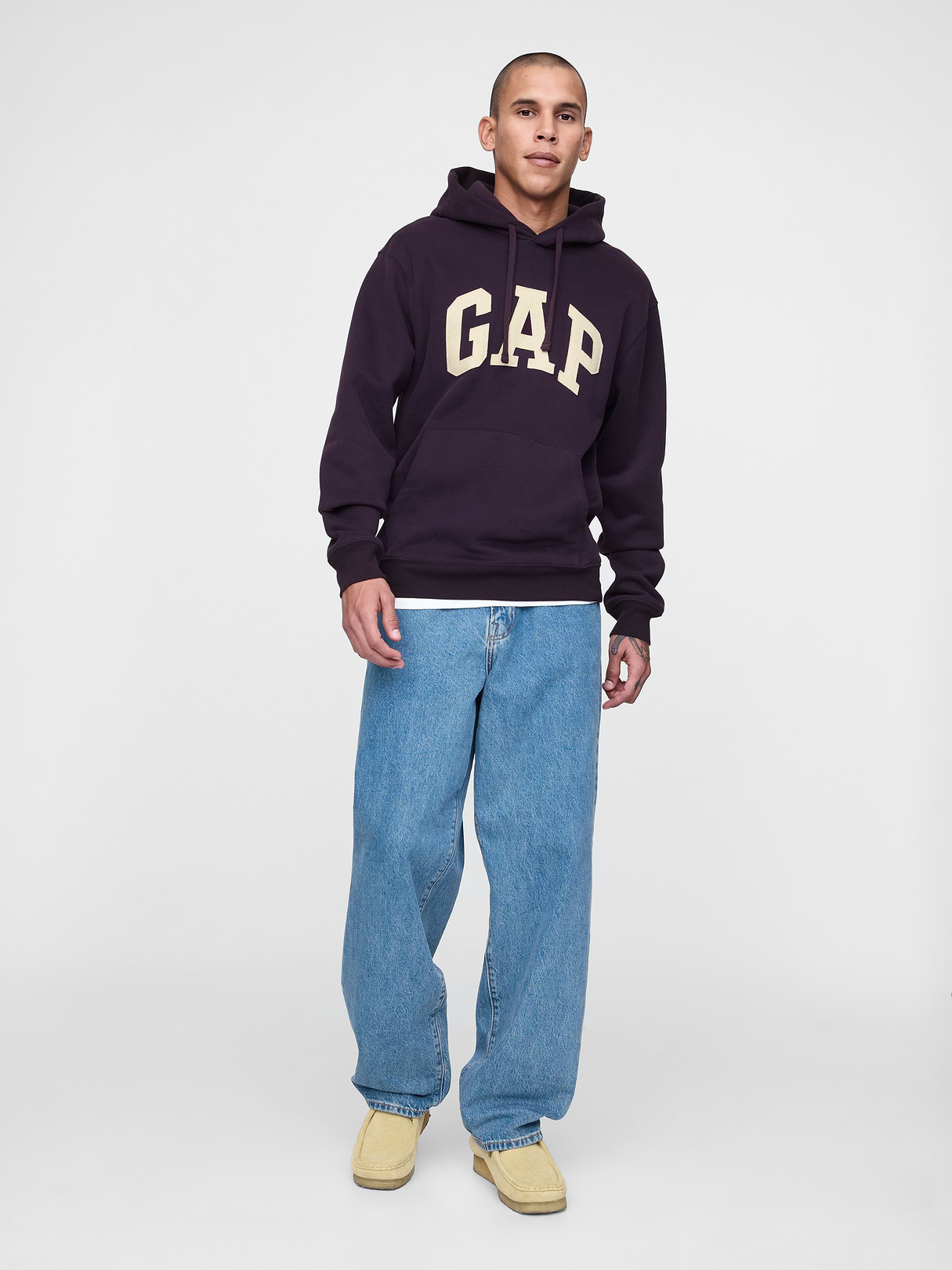 Adult VintageSoft Arch Logo Hoodie - sugar plum