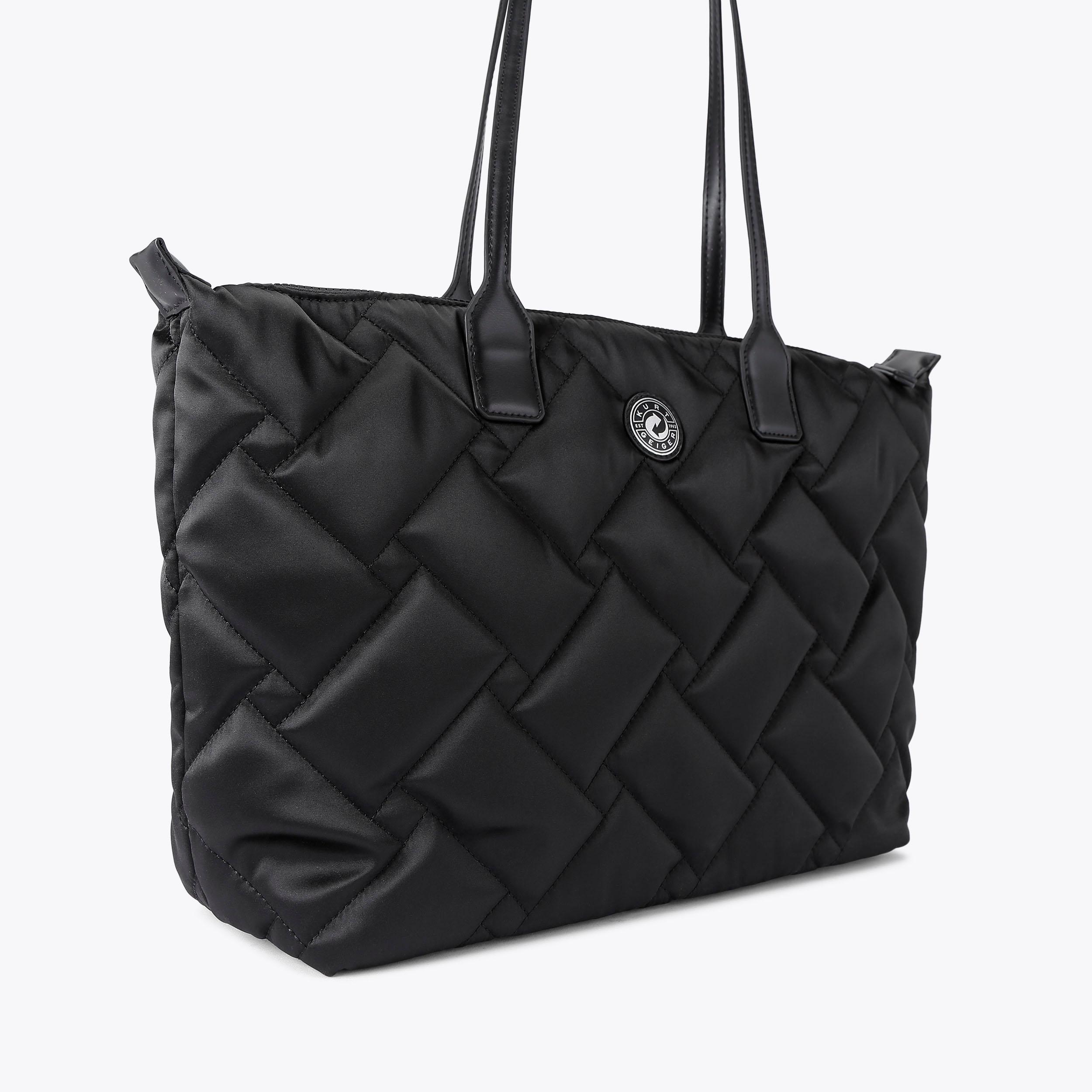 Kurt Geiger London Drench Recycled Shopper Tote Bag - Black - view 4