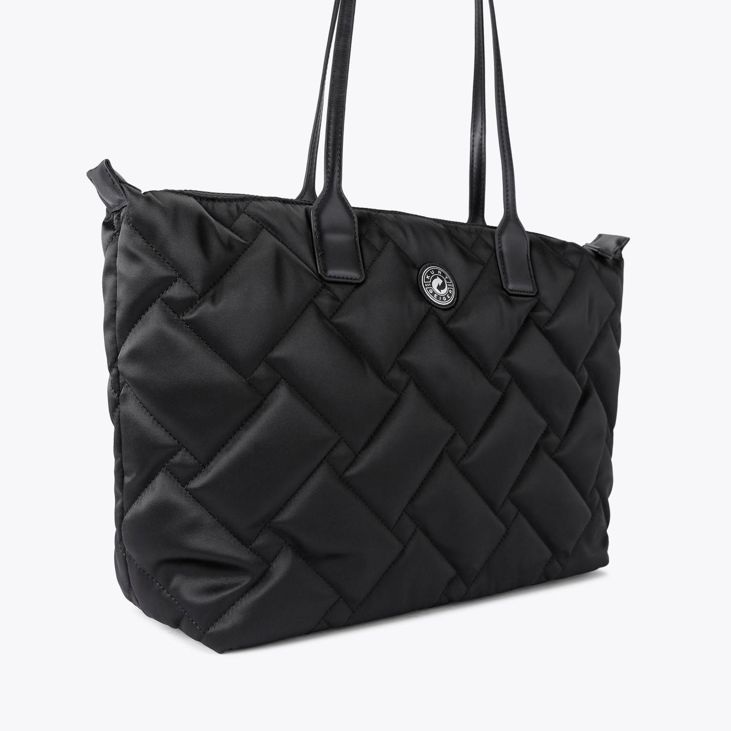 Kurt Geiger London Drench Recycled Shopper Tote Bag - Black - view 4