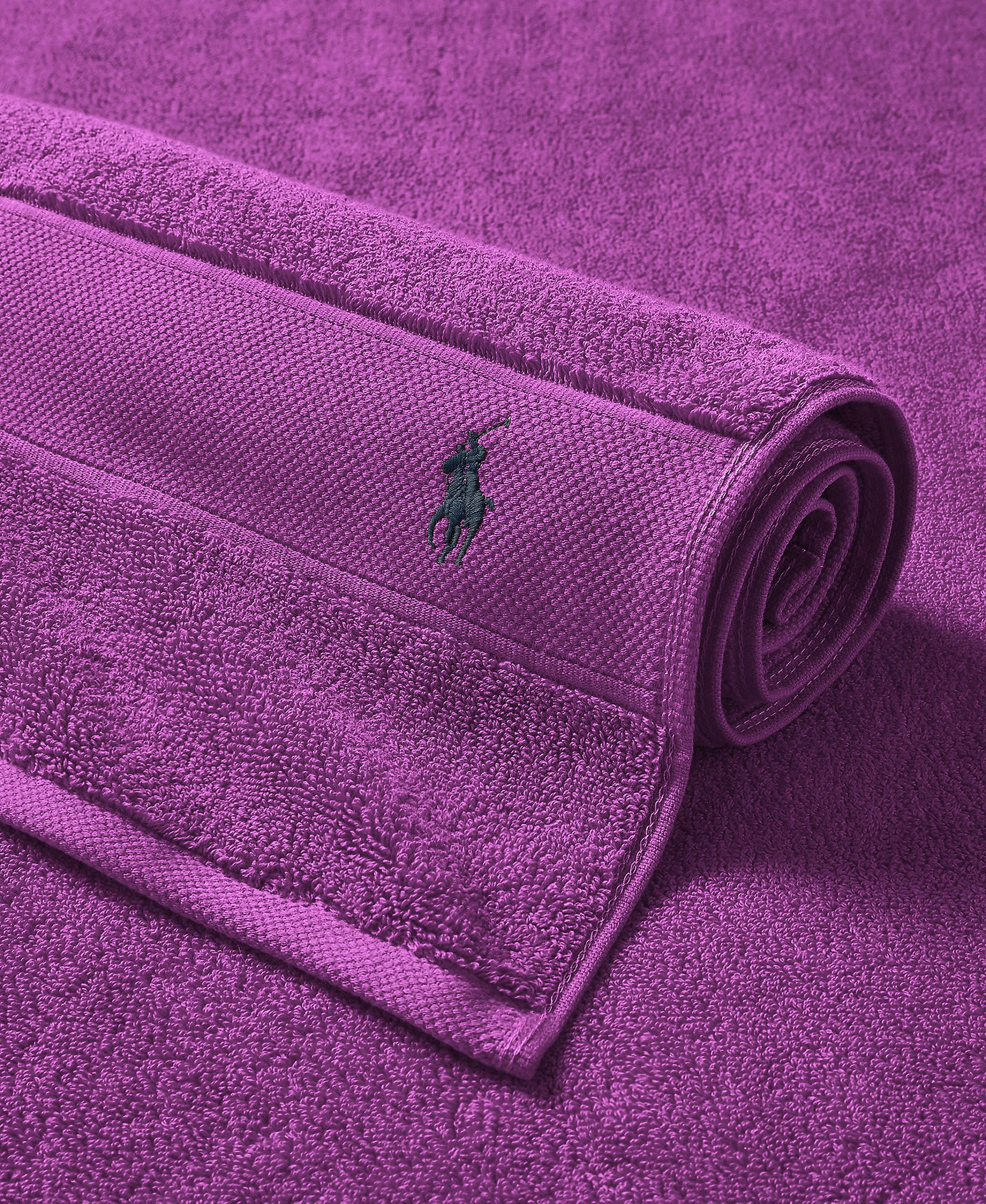 Polo Ralph Lauren Polo Player Cotton Bath Towel, 58" x 30" - Paloma Purple