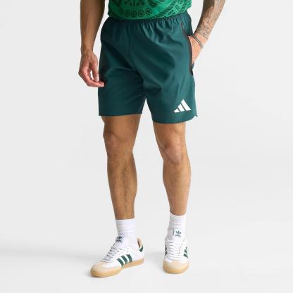 Men's adidas Mexico Soccer Tiro Travel Shorts - Aurora Ivy - view 3