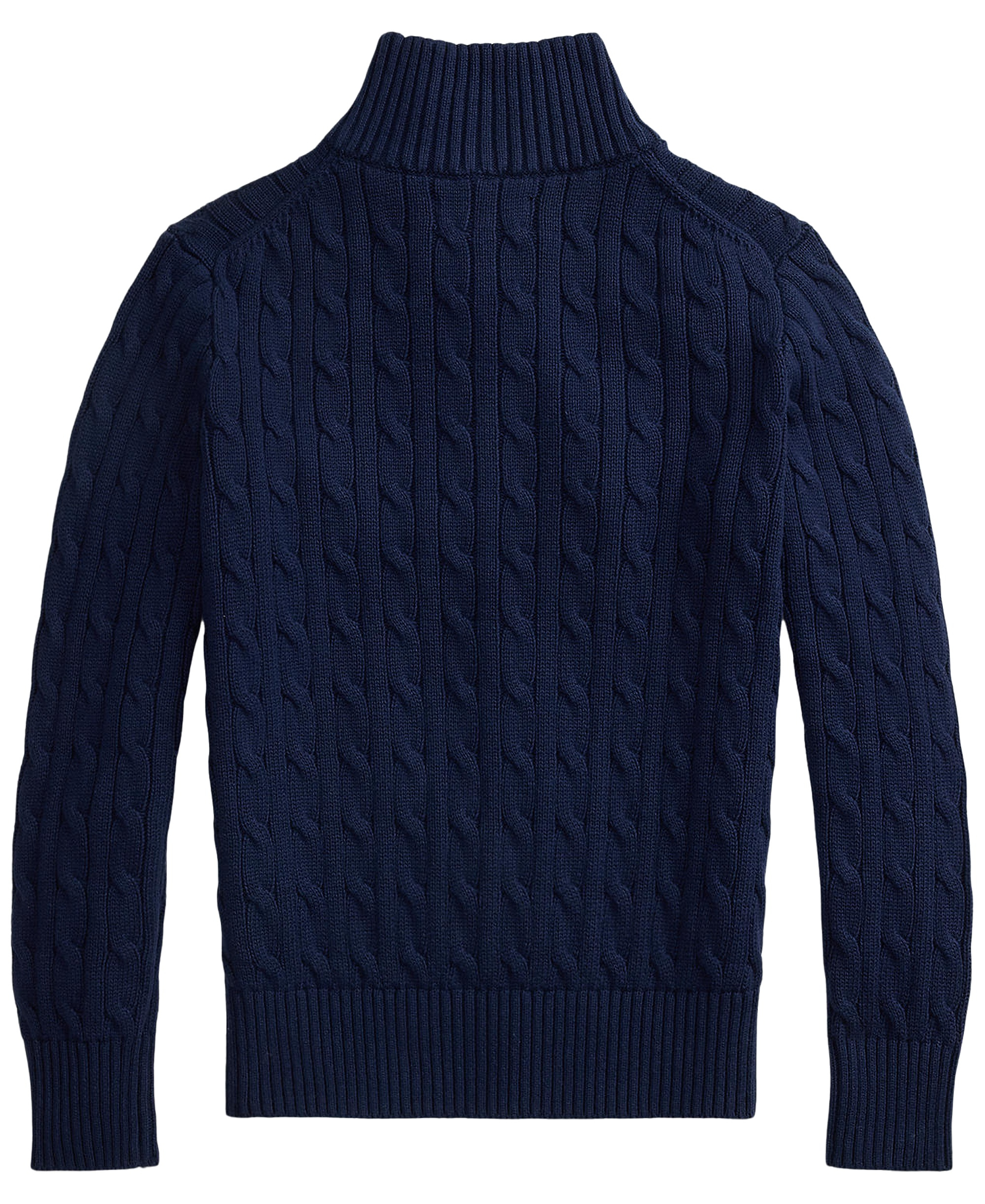Polo Ralph Lauren Boys' 8-20 Cable-Knit Cotton Full-Zip Sweater - Refined Navy