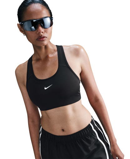 Nike Women's Tempo Dri-FIT Mid-Rise Running Shorts - Black/White