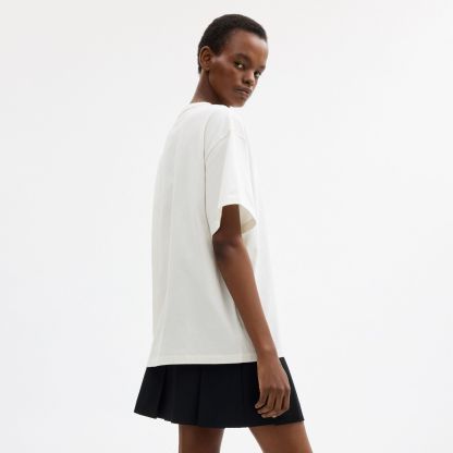 Coach | Brain Dead Head T-Shirt In Organic Cotton - White - view 6
