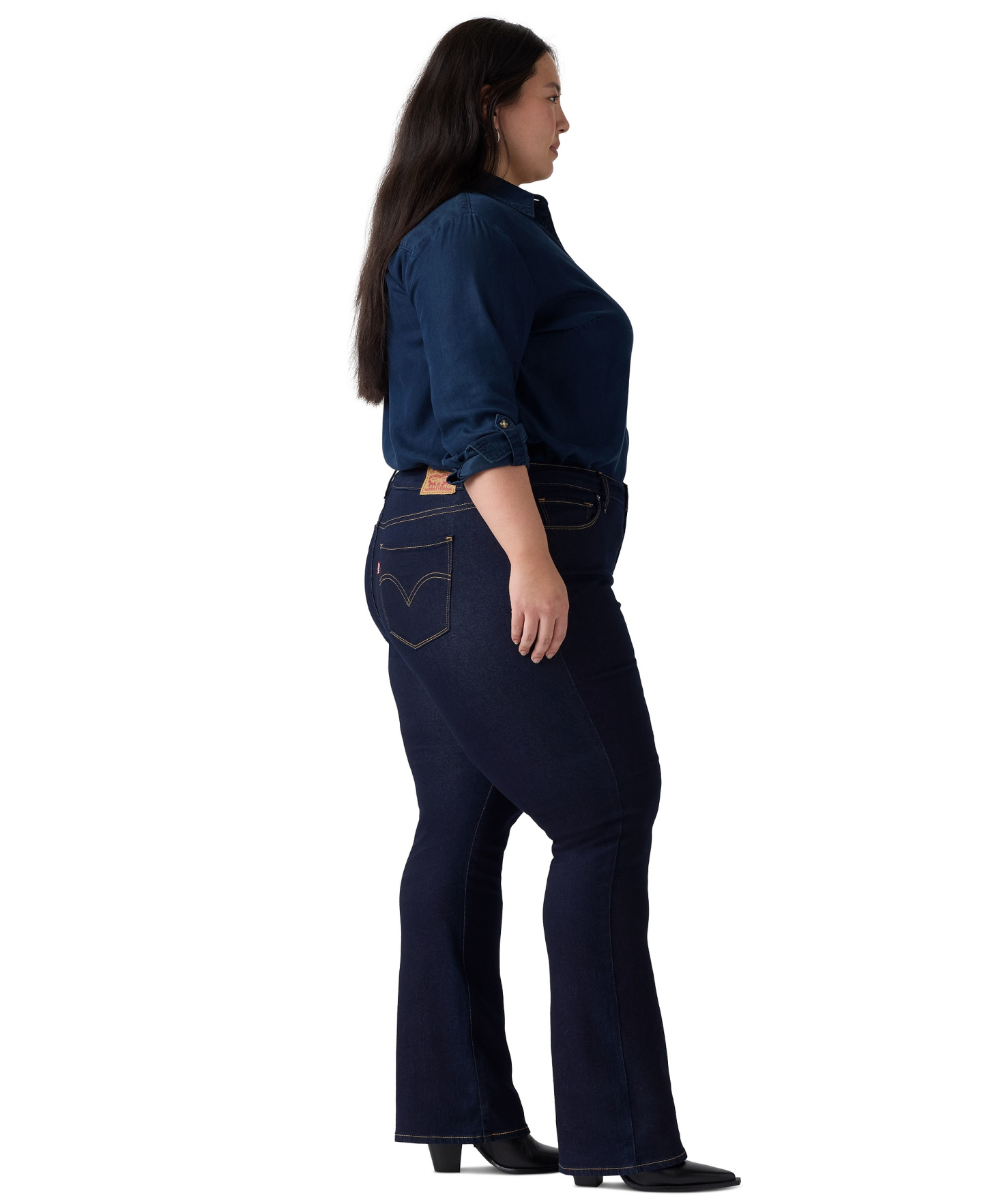 Levi's Trendy Plus Size 415 Classic Bootcut Jeans - Darkest Sky