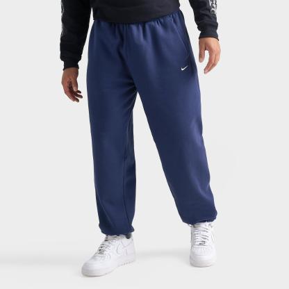 Men's Nithtke Solo Swoosh Cuffed Sweatpants - Midnight Navy/Sail