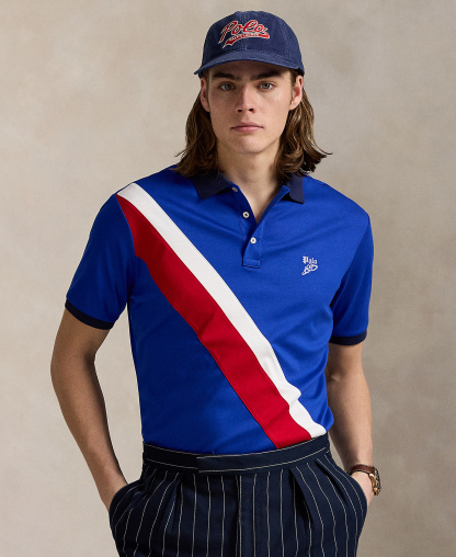 Polo Ralph Lauren Men's Classic-Fit Soft Cotton Polo Shirt - Sapphire Star Multi