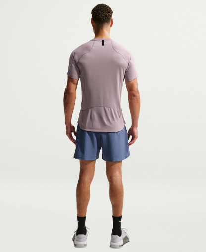 Nike Men's Pro Training Dri-Fit Short-Sleeve T-Shirt - Light Violet/Black