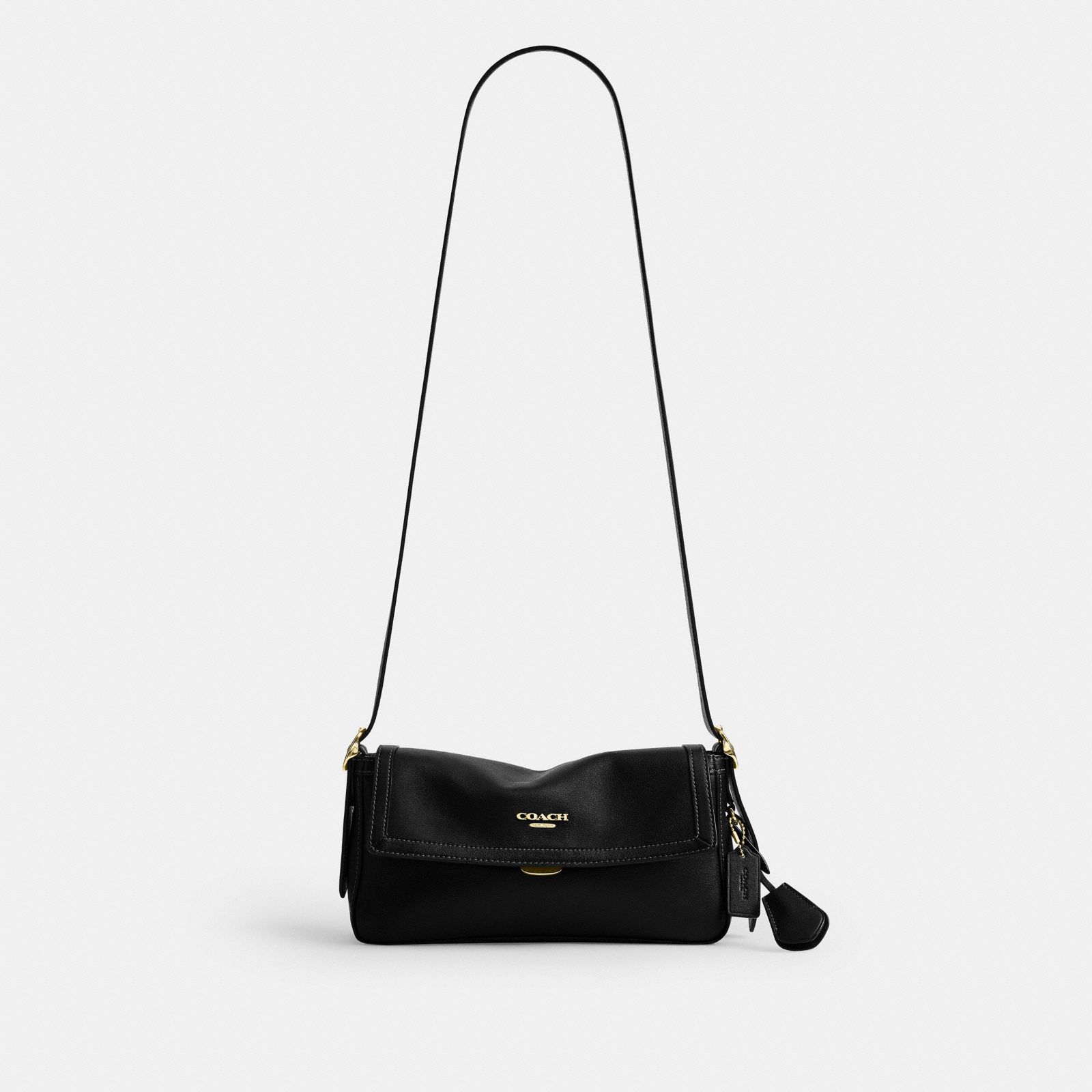 Etta Small Flap Shoulder Bag - Gold/Black - view 10