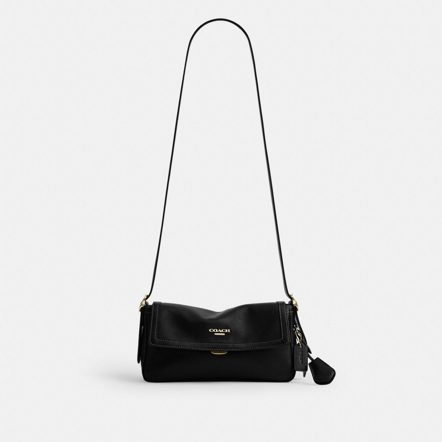 Etta Small Flap Shoulder Bag - Gold/Black - view 10
