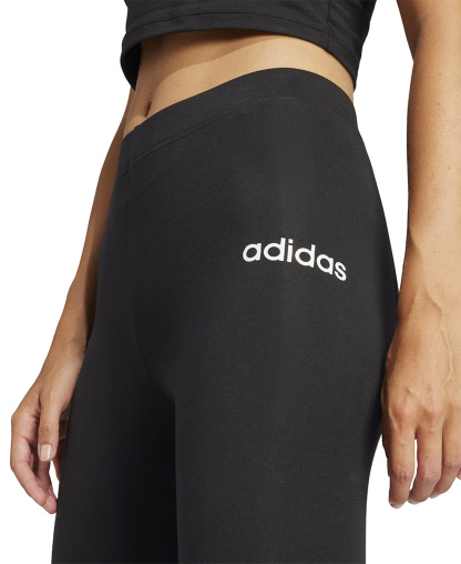 adidas Women's Hip-Logo Full-Length Athletic Tights - Black/whit
