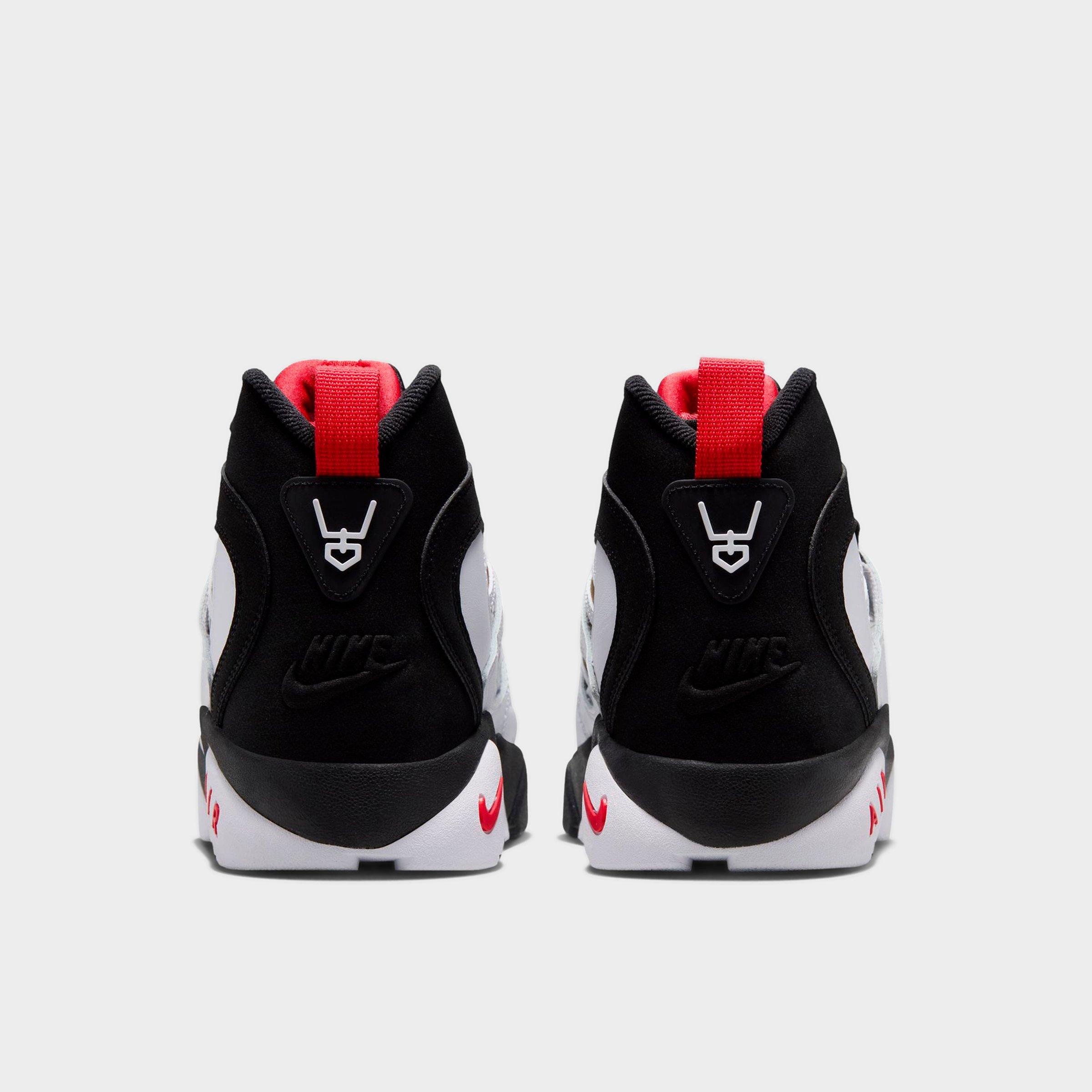 Men's Nithtke Air Diamond Turf 2 Casual Shoes - Black/Fire Red/Metallic Gold/White - Back view