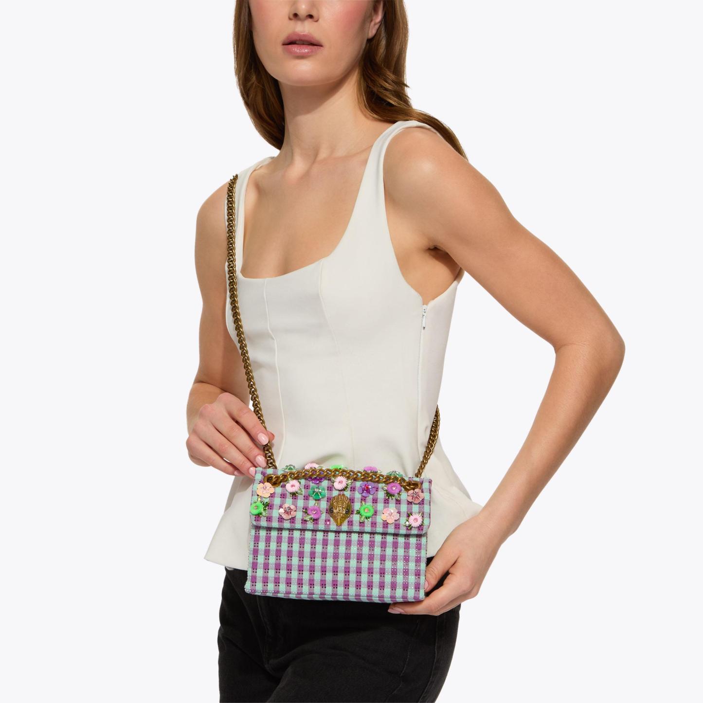 Kurt Geiger London Mini Kensington Flower Bag - Multi Colored - view 7