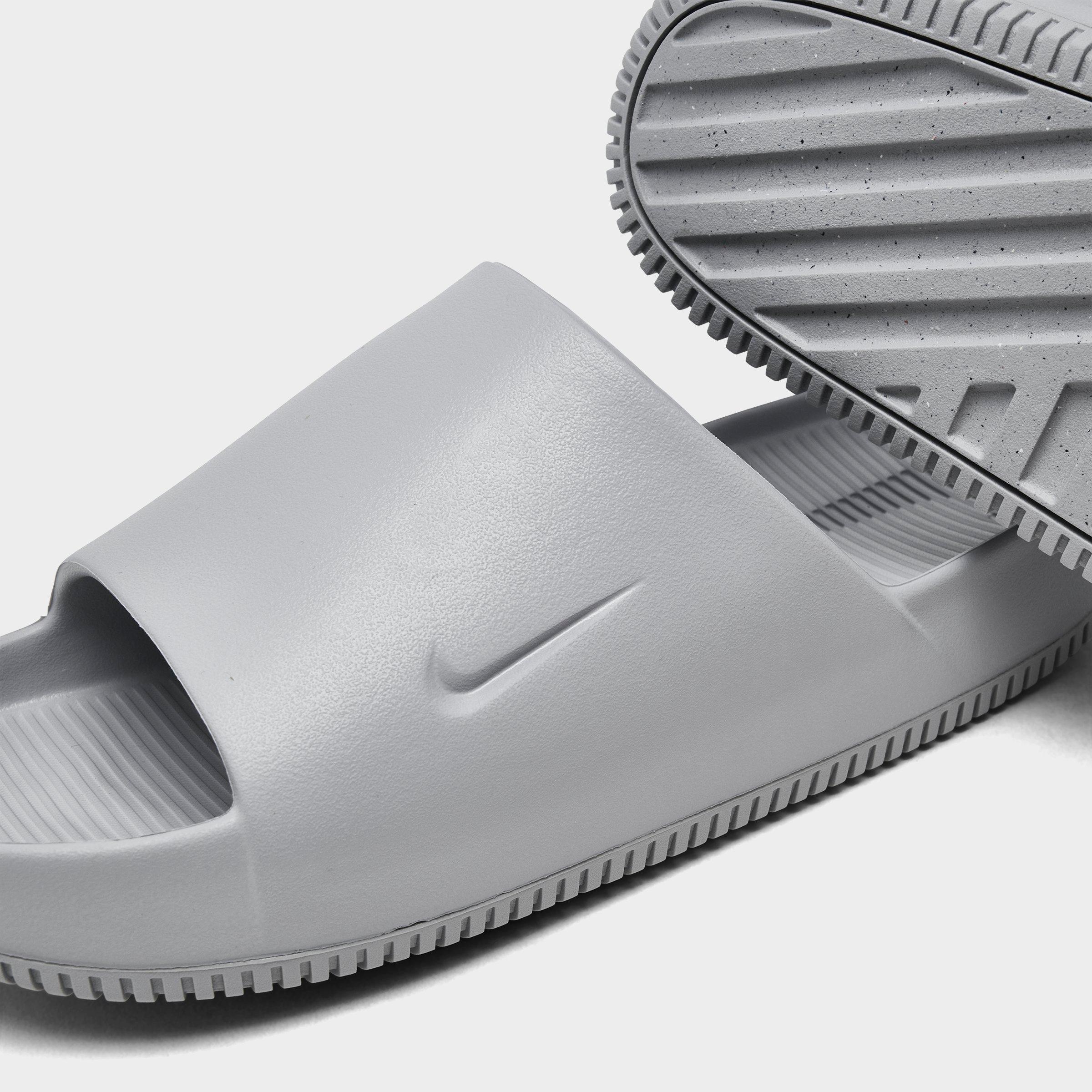 Men's Nithtke Calm Slide Sandals - Wolf Grey/Wolf Grey - Detail shot