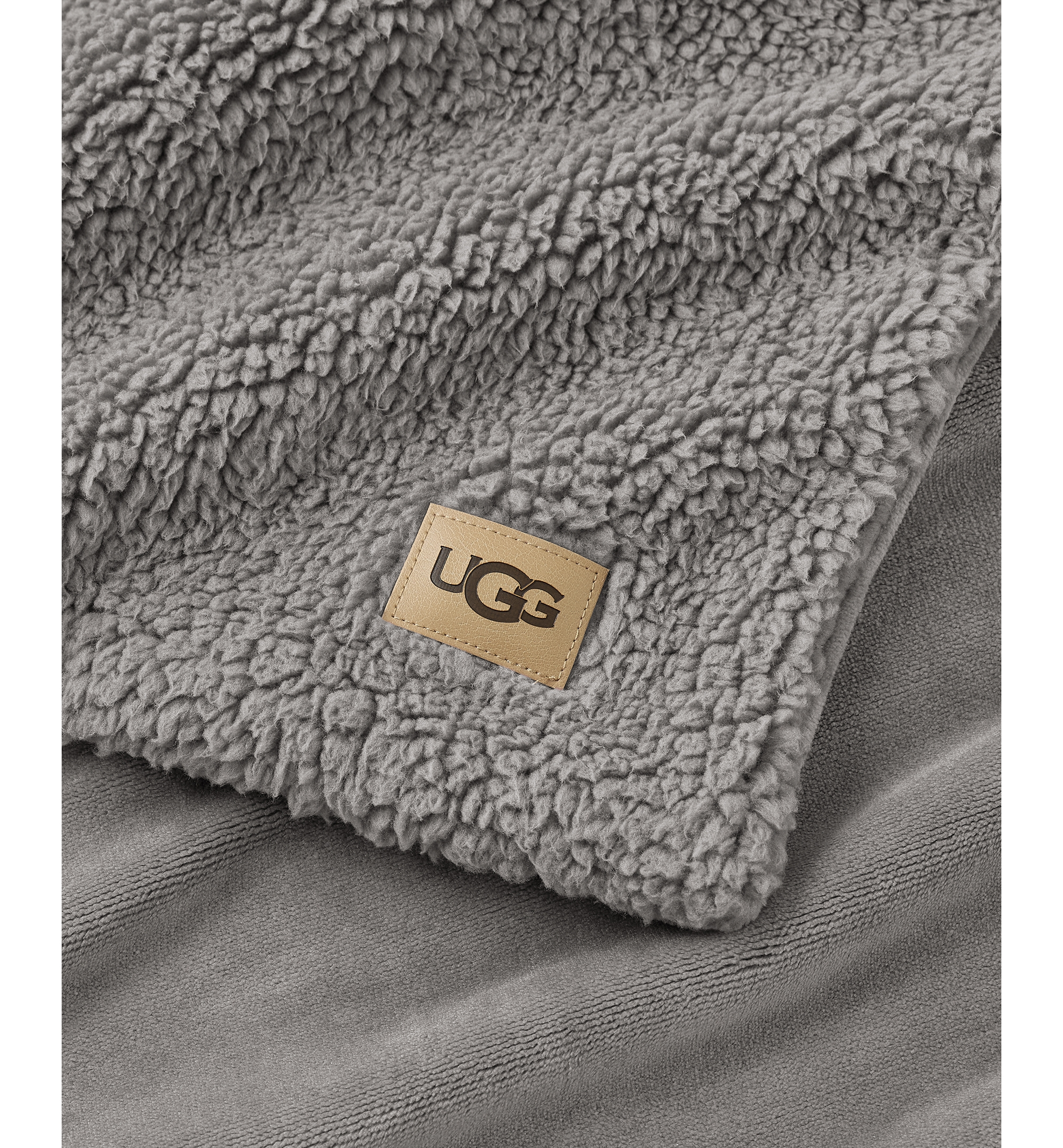 UGG® Avery Reversible Throw, 50" x 70" - Seal Gray