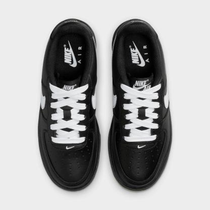 Big Kids' Nike Air Force 1 LV8 Casual Shoes - Black/Gum Light Brown/White