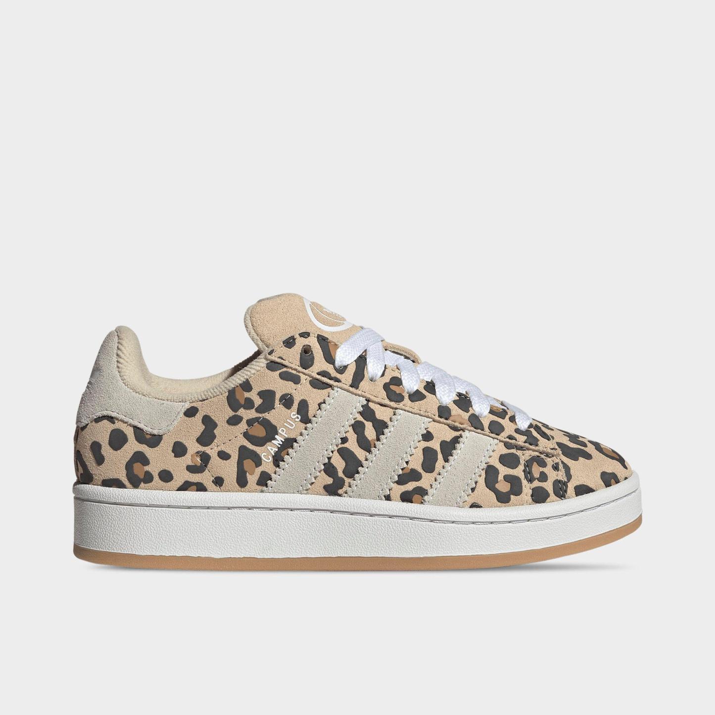 Big Kids' adidas Originals Campus 00s Casual Shoes - Sand Strata/Cloud White/Gum - Left shoe facing left. Outside of the shoe.