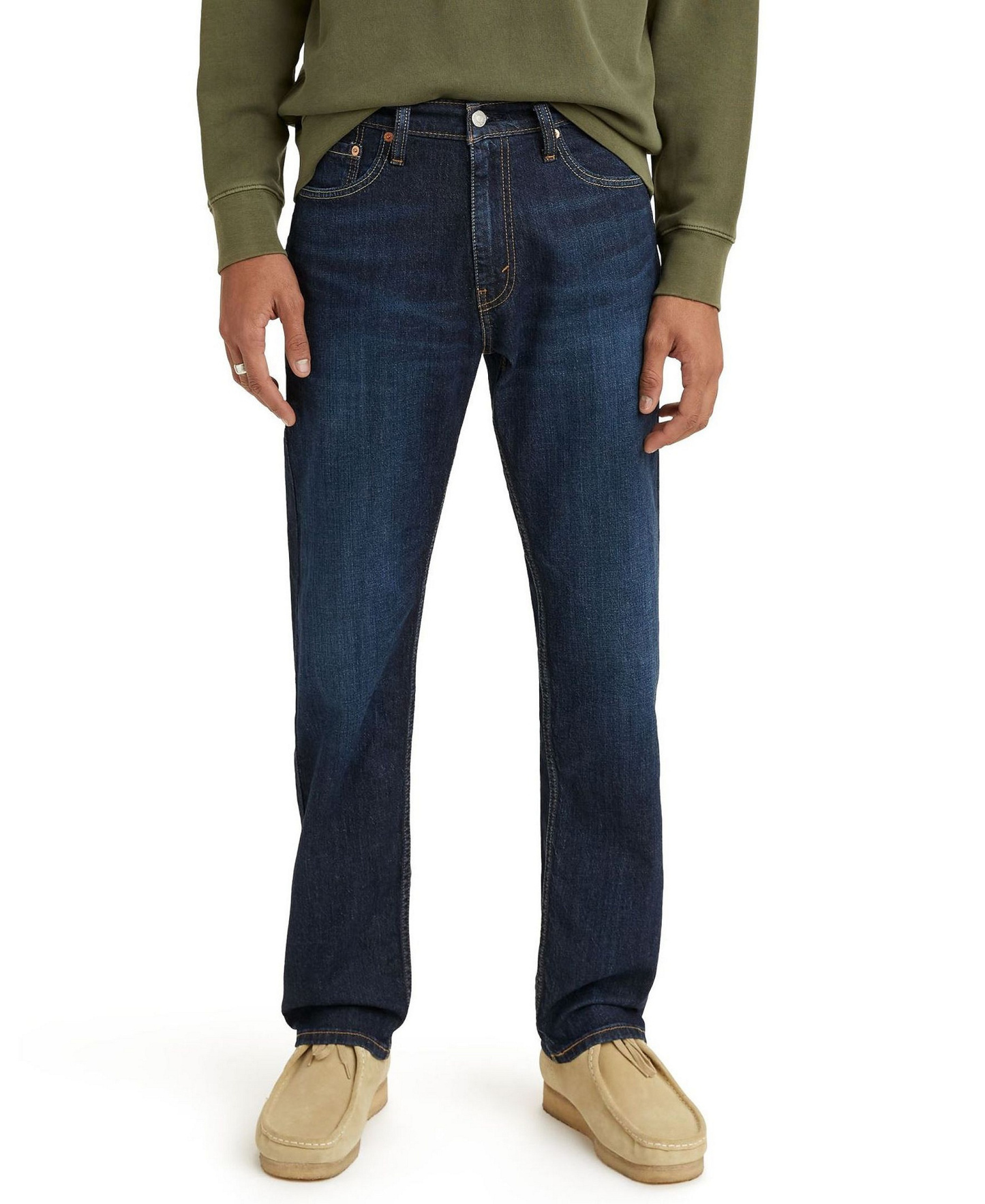 Levi's Men’s 505™ Regular-Fit Stretch Jeans - Nail Loop Knot