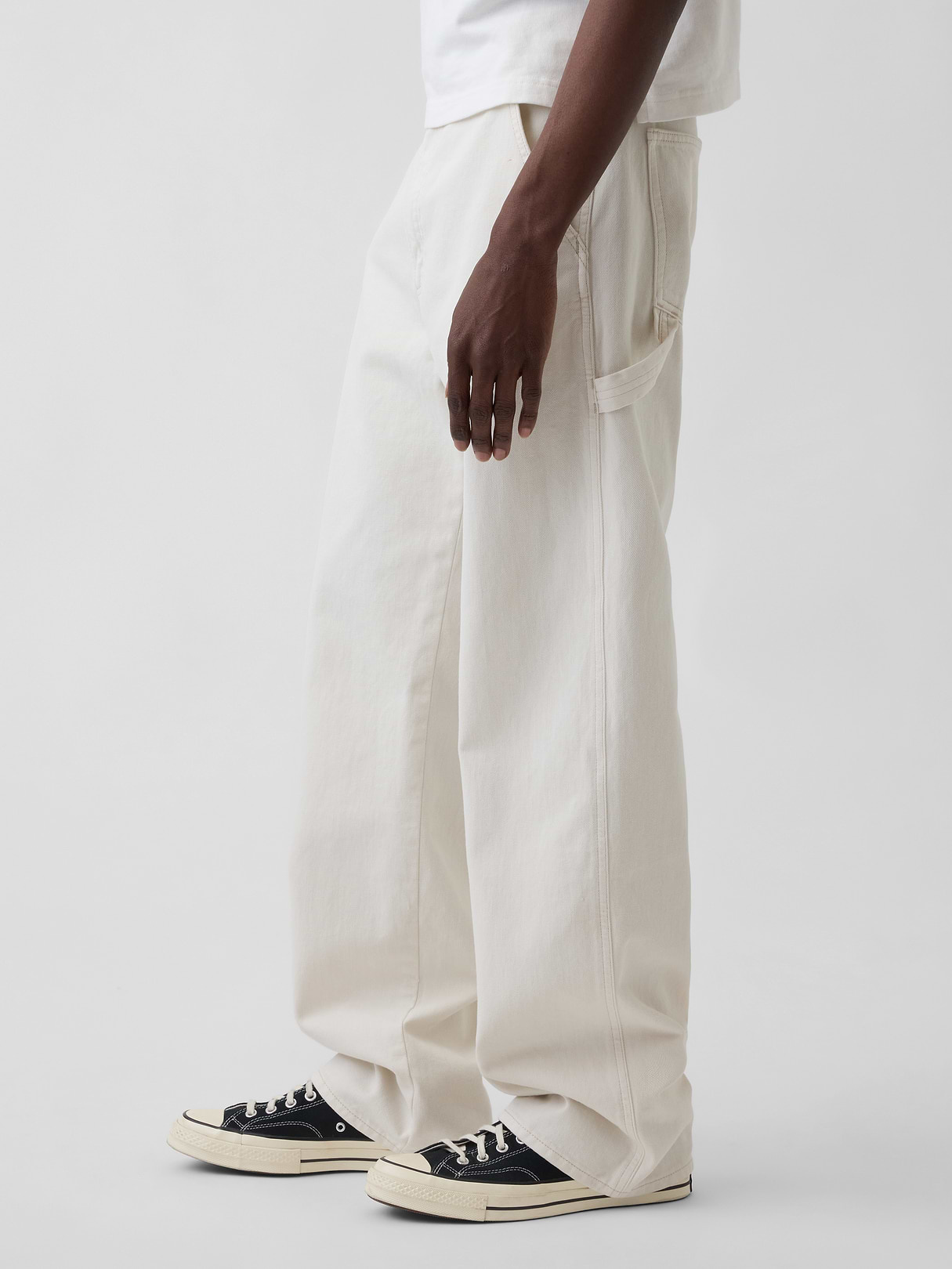 '90s Loose Jeans - ecru