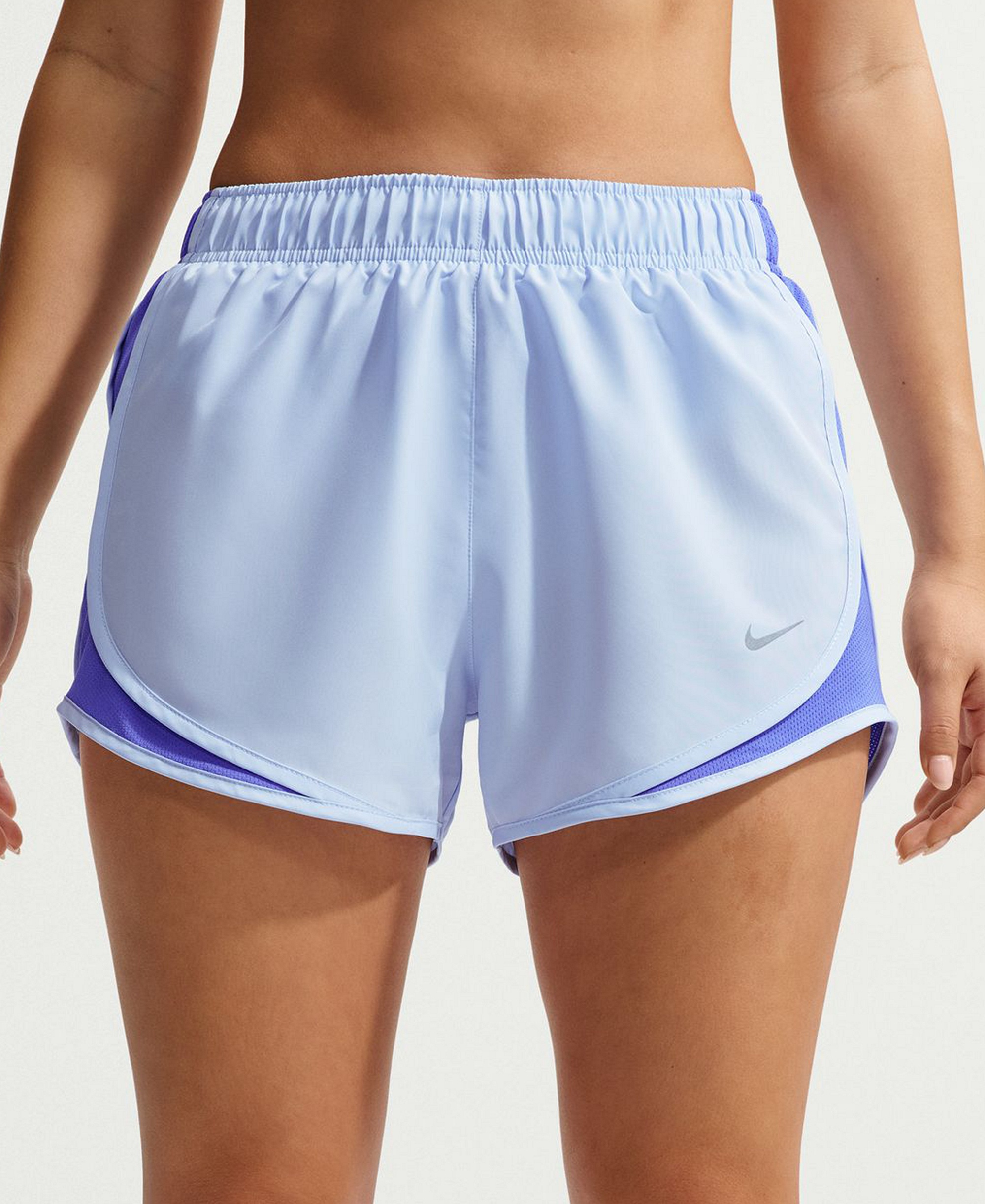 Nike Women's Tempo Dri-FIT Mid-Rise Running Shorts - Hydrogen Blue/sapphire/reflective silver