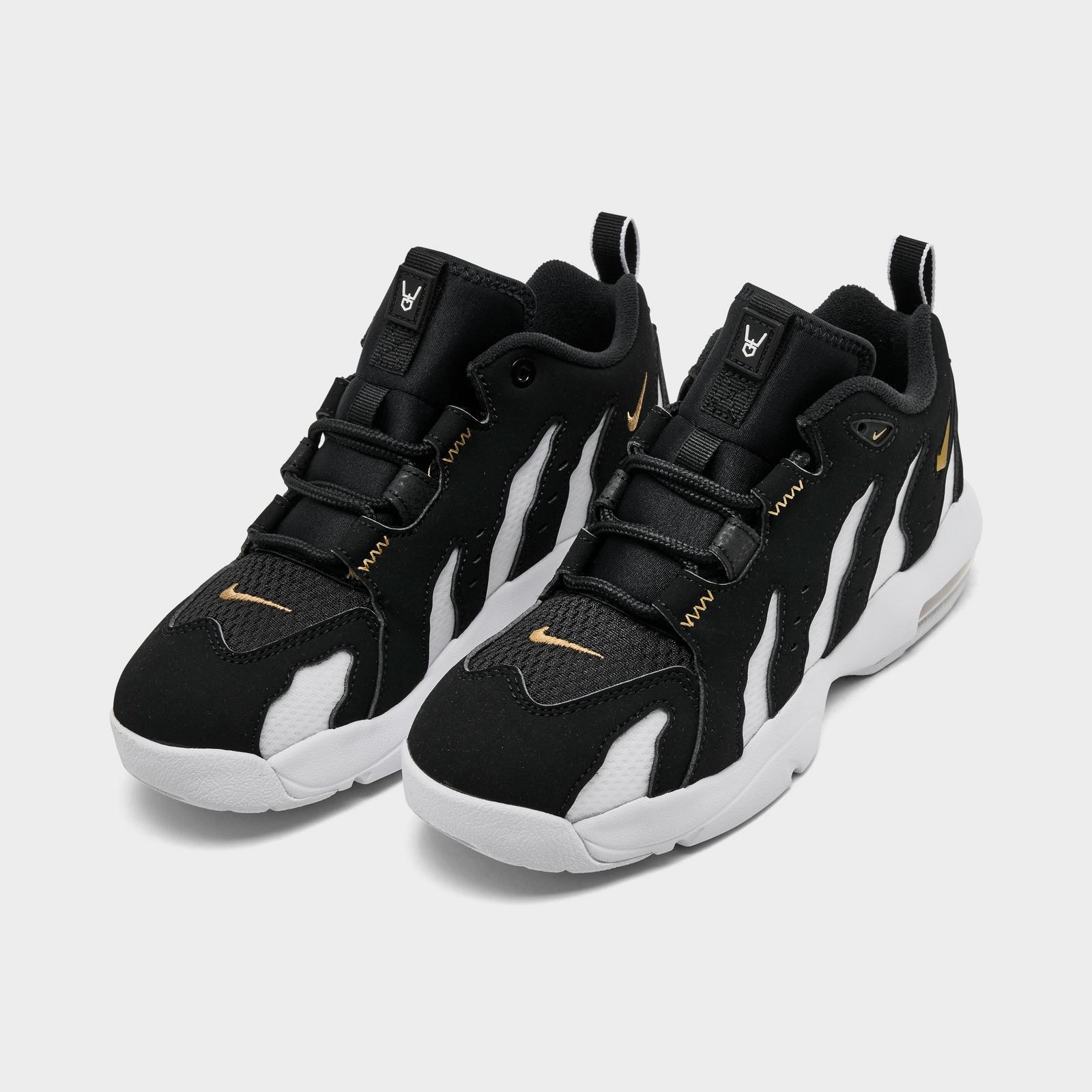 Little Kids' Nike Air DT Max ‘96 Low Casual Shoes - Black/Metallic Gold/White