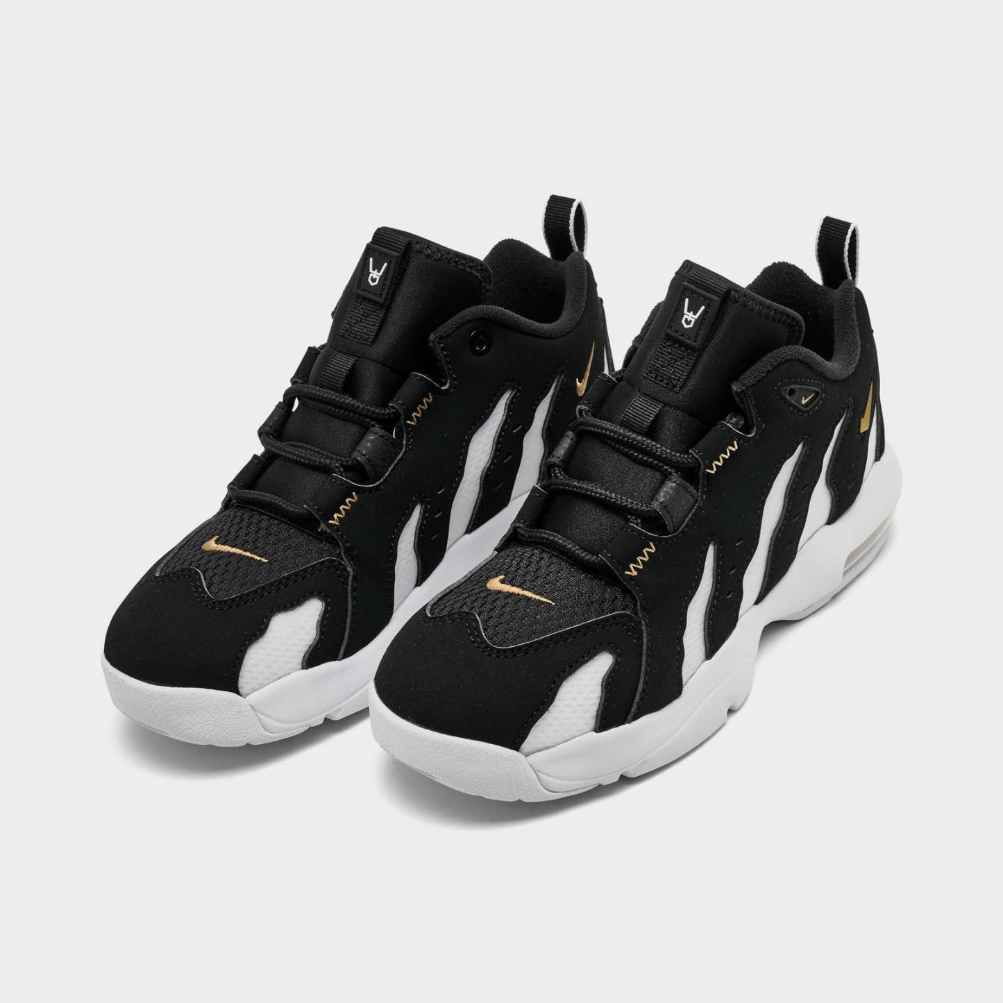 Little Kids' Nike Air DT Max ‘96 Low Casual Shoes - Black/Metallic Gold/White