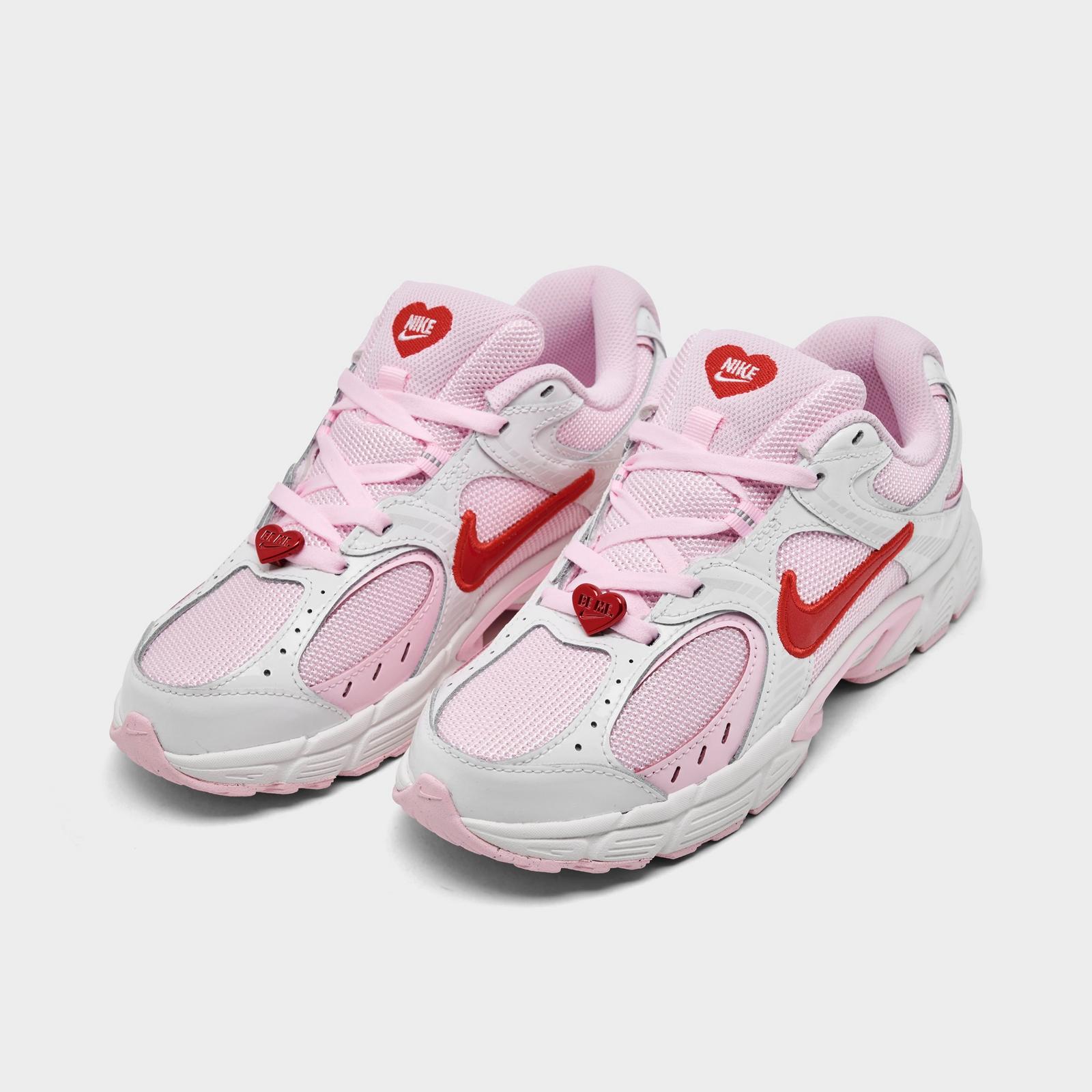 Girls' Big Kids' Nike V5 RNR Casual Shoes - Summit White/Pink Foam/Playful Pink/Light Crimson