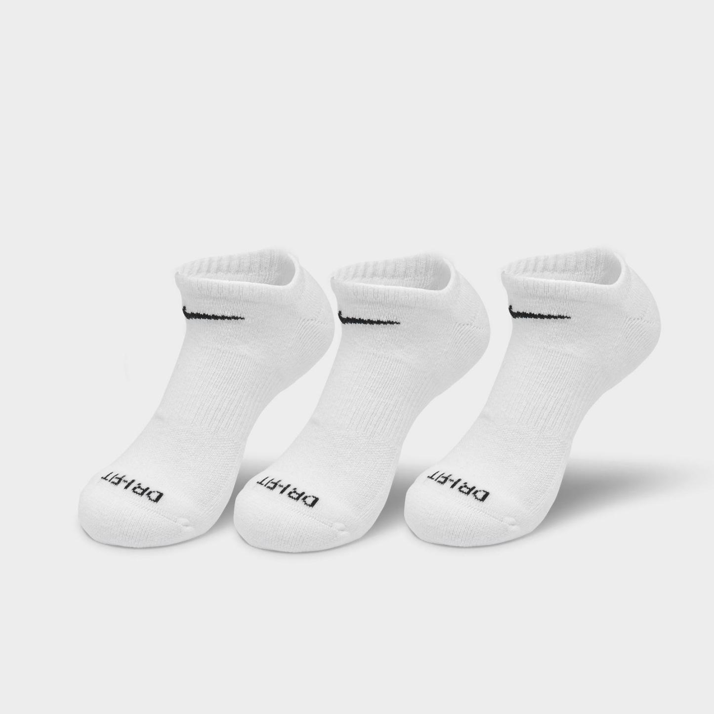 Nike Everyday Plus Cushioned No-Show Training Socks (6-Pack) - White/Black