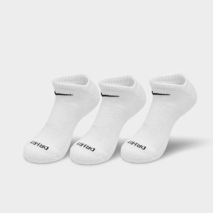 Nike Everyday Plus Cushioned No-Show Training Socks (6-Pack) - White/Black