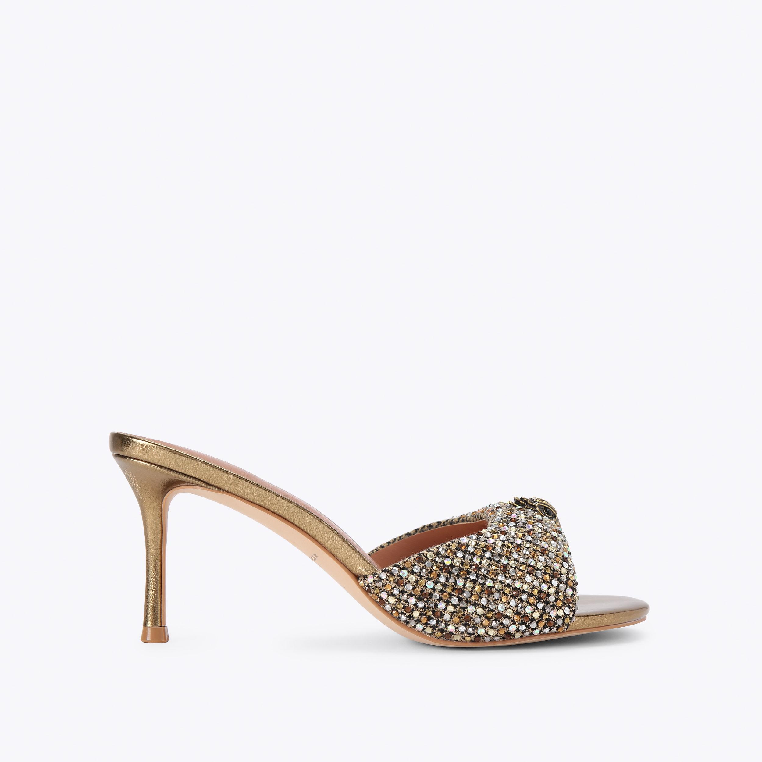 Kurt Geiger London Oxford Heel Mule 75 - Beige