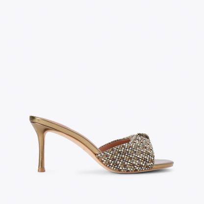 Kurt Geiger London Oxford Heel Mule 75 - Beige