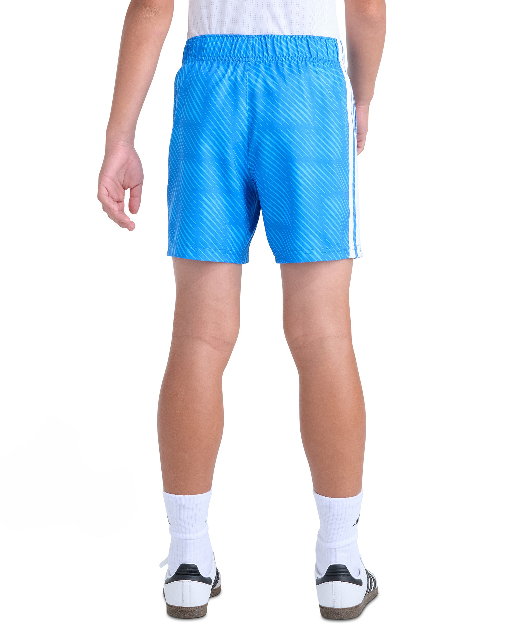 adidas Boys' 8-20 World Soccer Pull-on Shorts - MED-BLUE