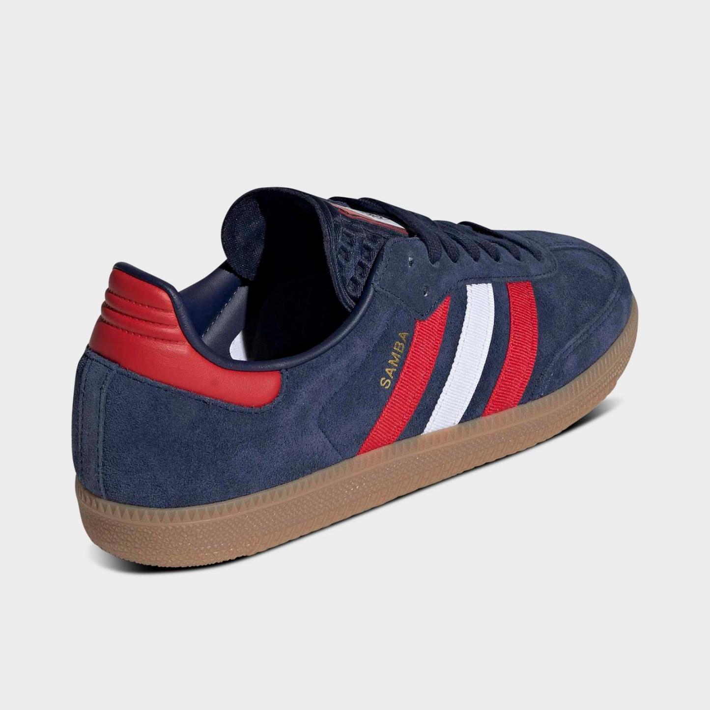 Men's adidas Originals Samba OG FIFA World Cup 2026 Casual Shoes - Night Indigo/Better Scarlet/Cloud White - view 4