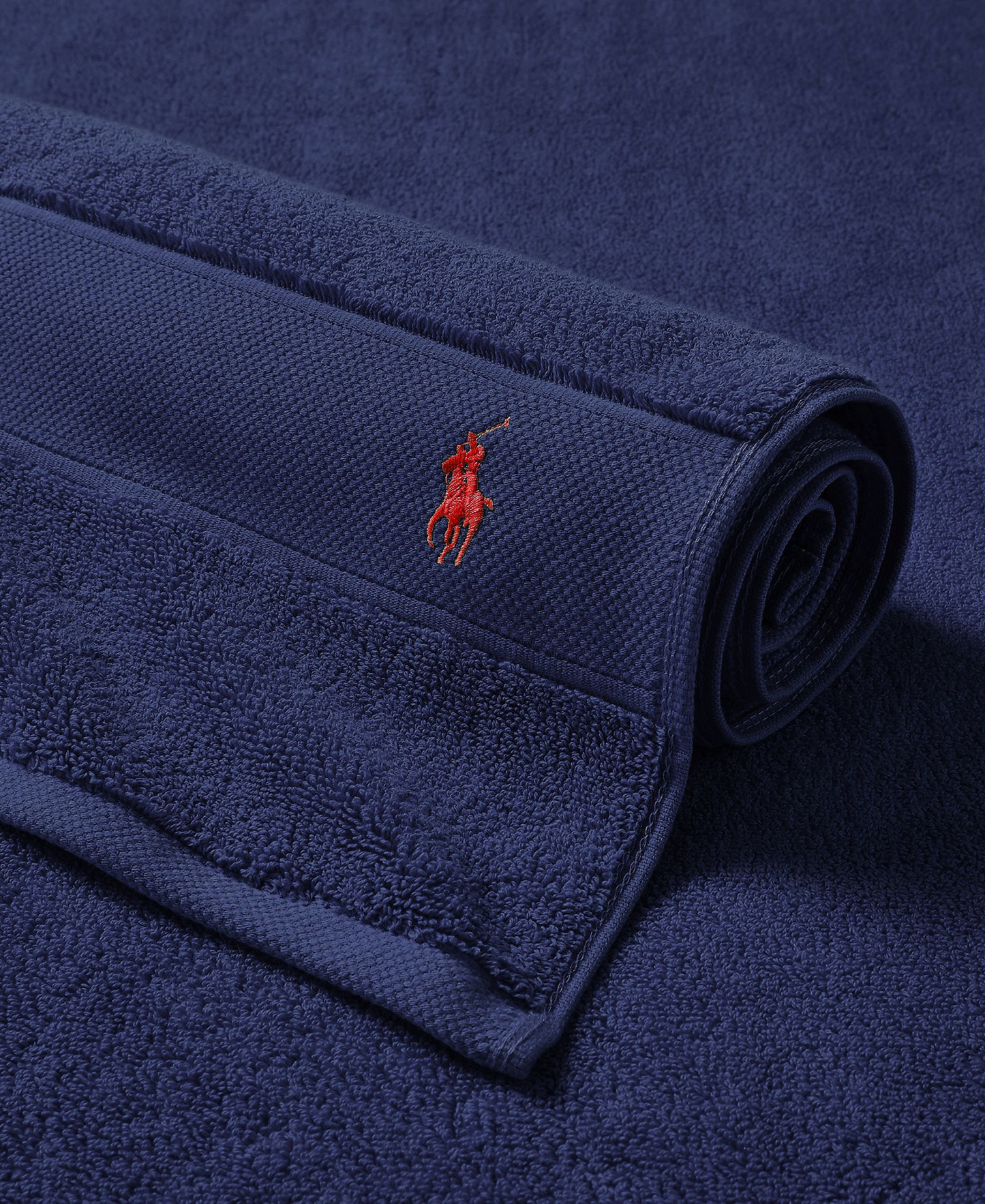 Polo Ralph Lauren Polo Player Cotton Bath Towel, 58" x 30" - Newport Navy