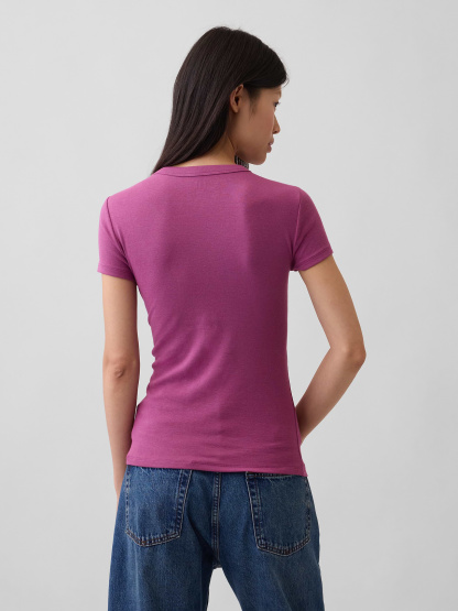 Modern Crew T-Shirt - Deep dahlia purple