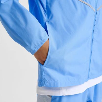 Big Kids' Nithtke Miler Full-Zip Training Jacket - University Blue/Reflective Silver