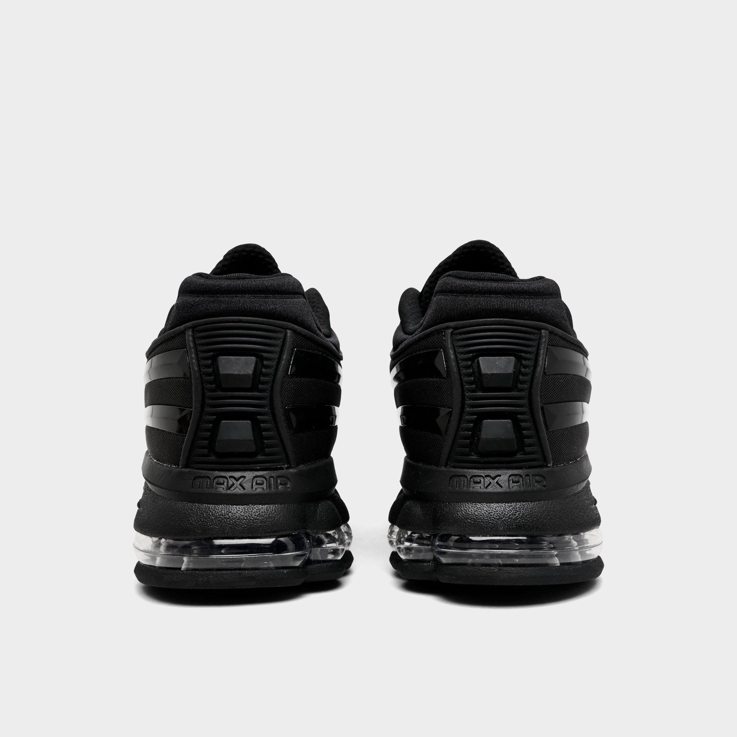 Men's Nithtke Air Max Ecstasy Plus Casual Shoes - Black/Black/Black - Back view