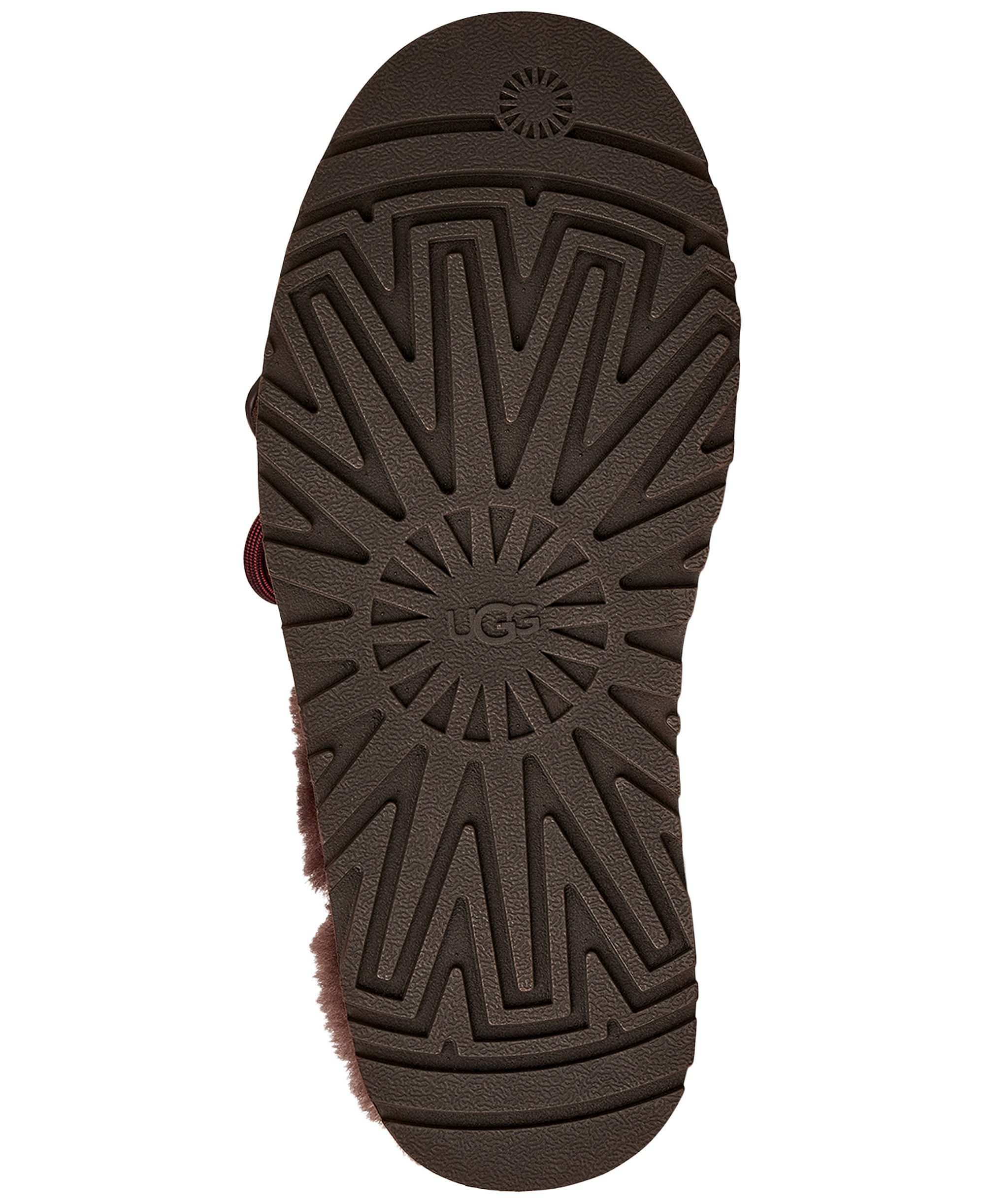 UGG® Women's Disquette Heritage Lace-Up Clog Slippers - Burnt Cedar