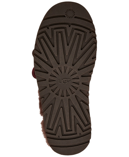 UGG® Women's Disquette Heritage Lace-Up Clog Slippers - Burnt Cedar